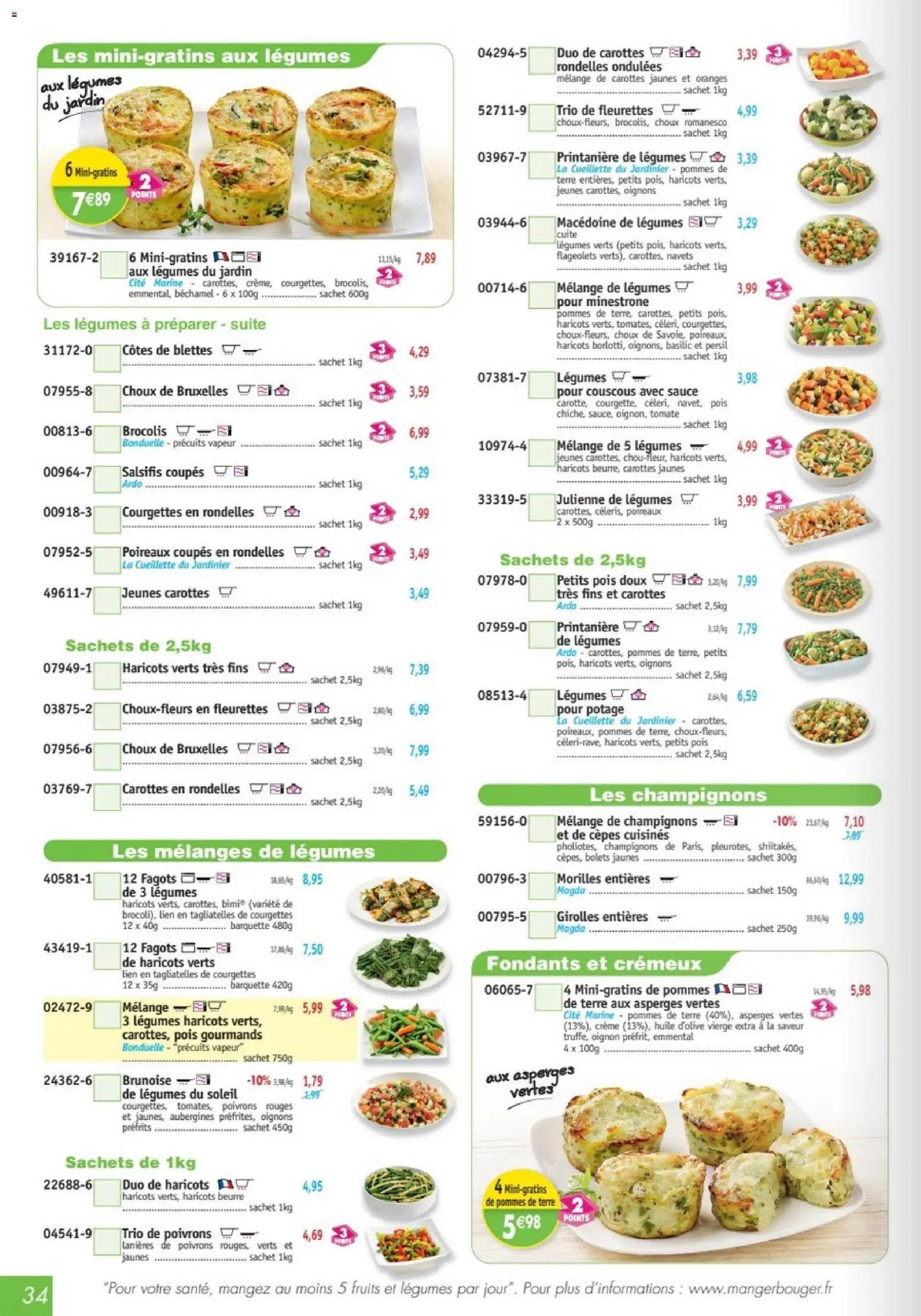{H1} | Page: 34 | Produits: Persil, Salsifis, Couscous, Pommes
