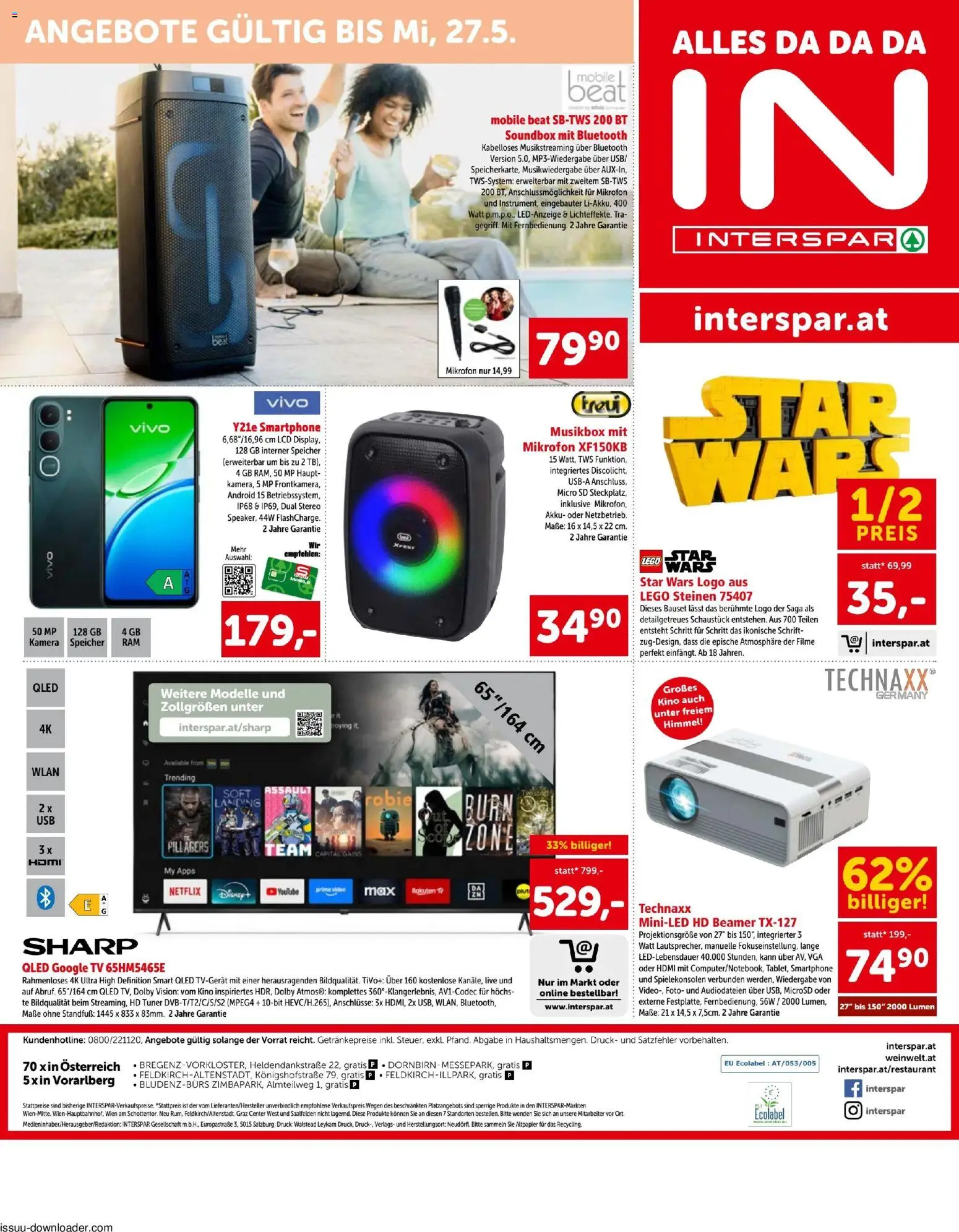 Interspar - Flugblatt gültig ab 07.05.2026 | Seite: 24 | Produkte: Smartphone, TV, Kamera, Mikrofon