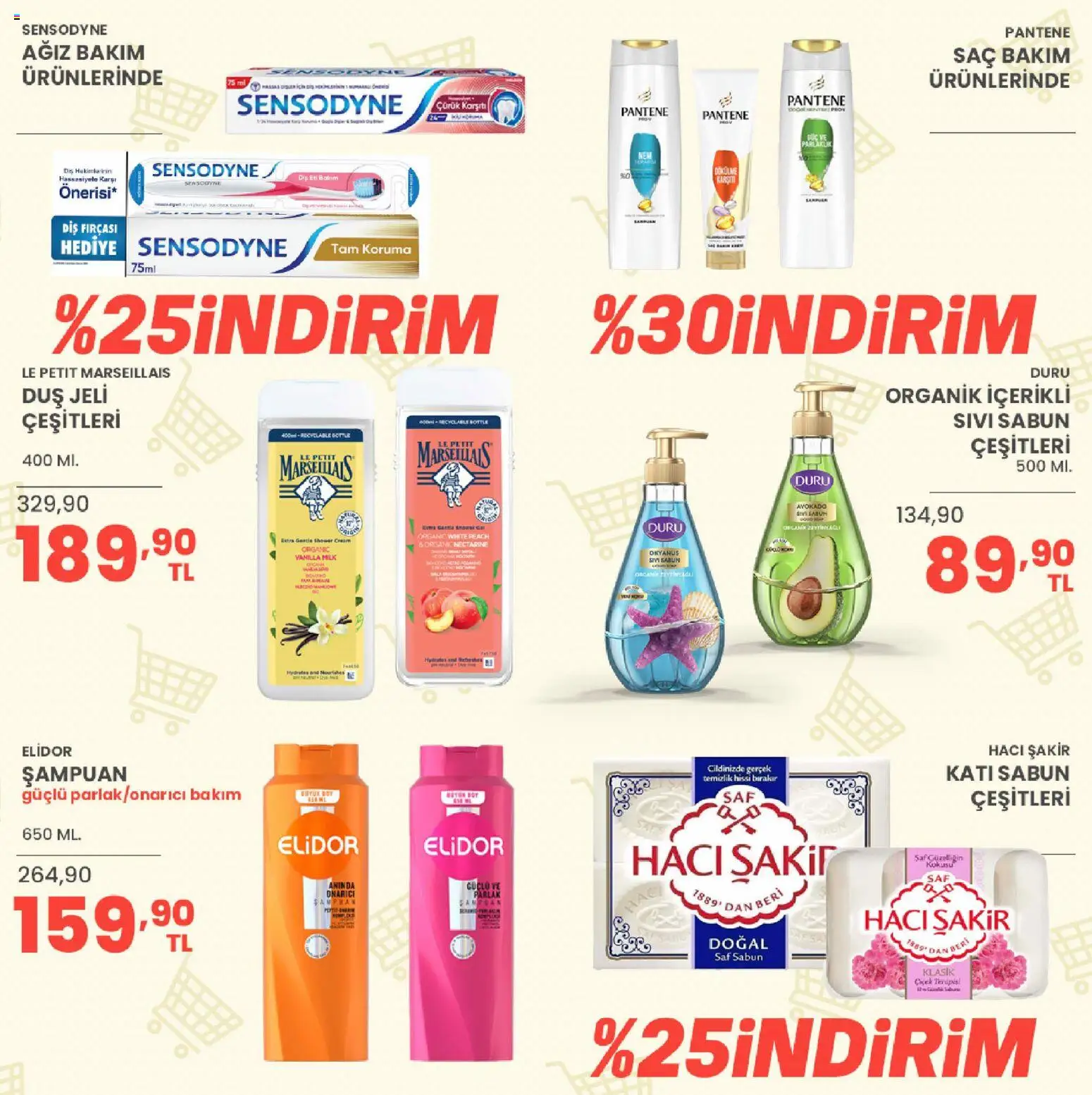 Sarıyer Katalog - 10 Temmuz 2026 tarihinden itibaren geçerlidir | Sayfa: 34 | Ürünler: Duş, Sabun, Duş jeli, Diş fırçası