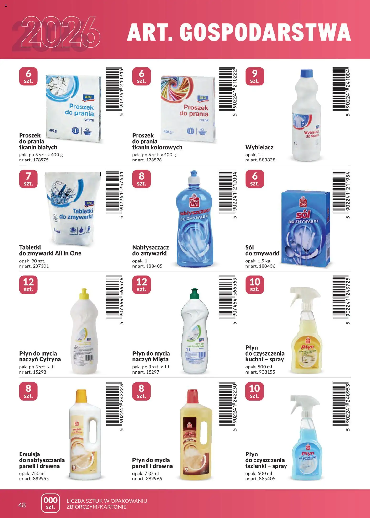 Makro gazetka - Marki własne dla Twojego sklepu od 23.04.2026 | Strona: 48 | Produkty: Cytryna, Mięta, Tabletki do zmywarki, Płyn do mycia naczyń