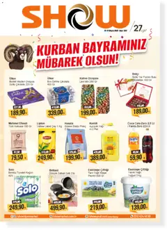 15.05.2026 tarihinden itibaren geçerli olan Show Market kataloğu önizlemesi