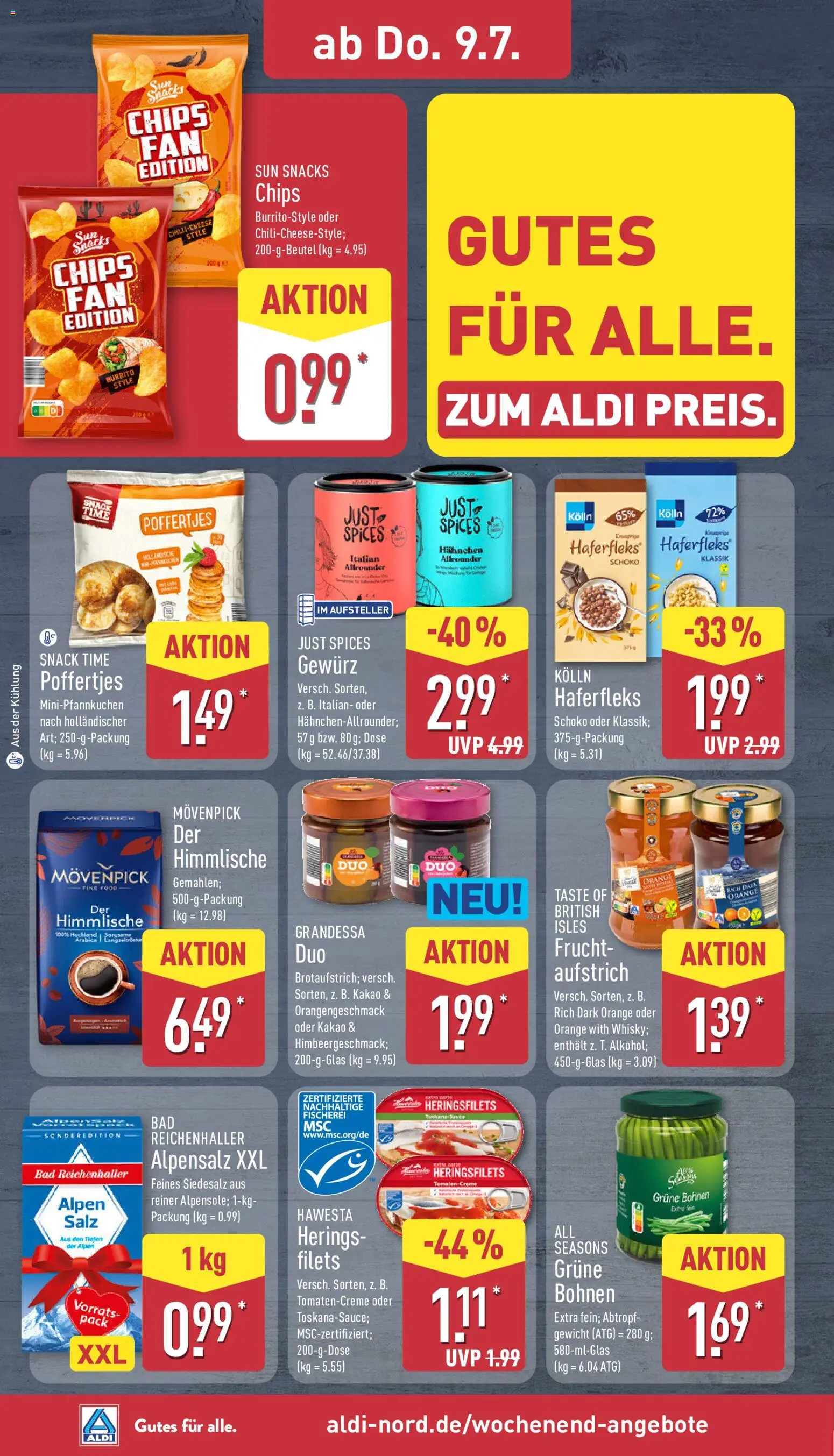 Aldi Prospekt – gültig ab 06.07.2026 | Seite: 30 | Produkte: Hahnchen, Kolln, Bad, Chips