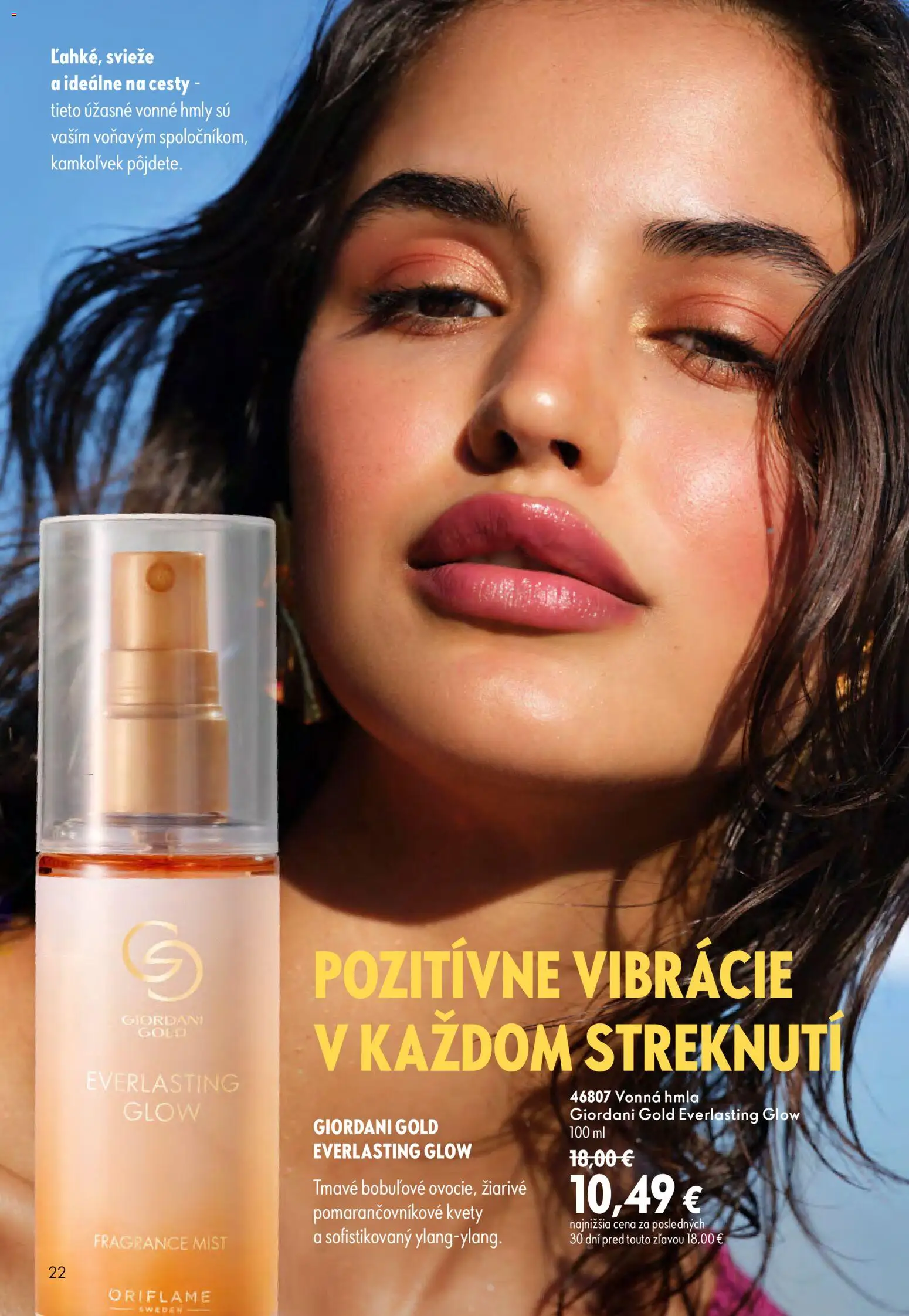 Nové Oriflame akcie – leták je platný od 29.07.2026 | Strana: 22 | Produkty: Kvety