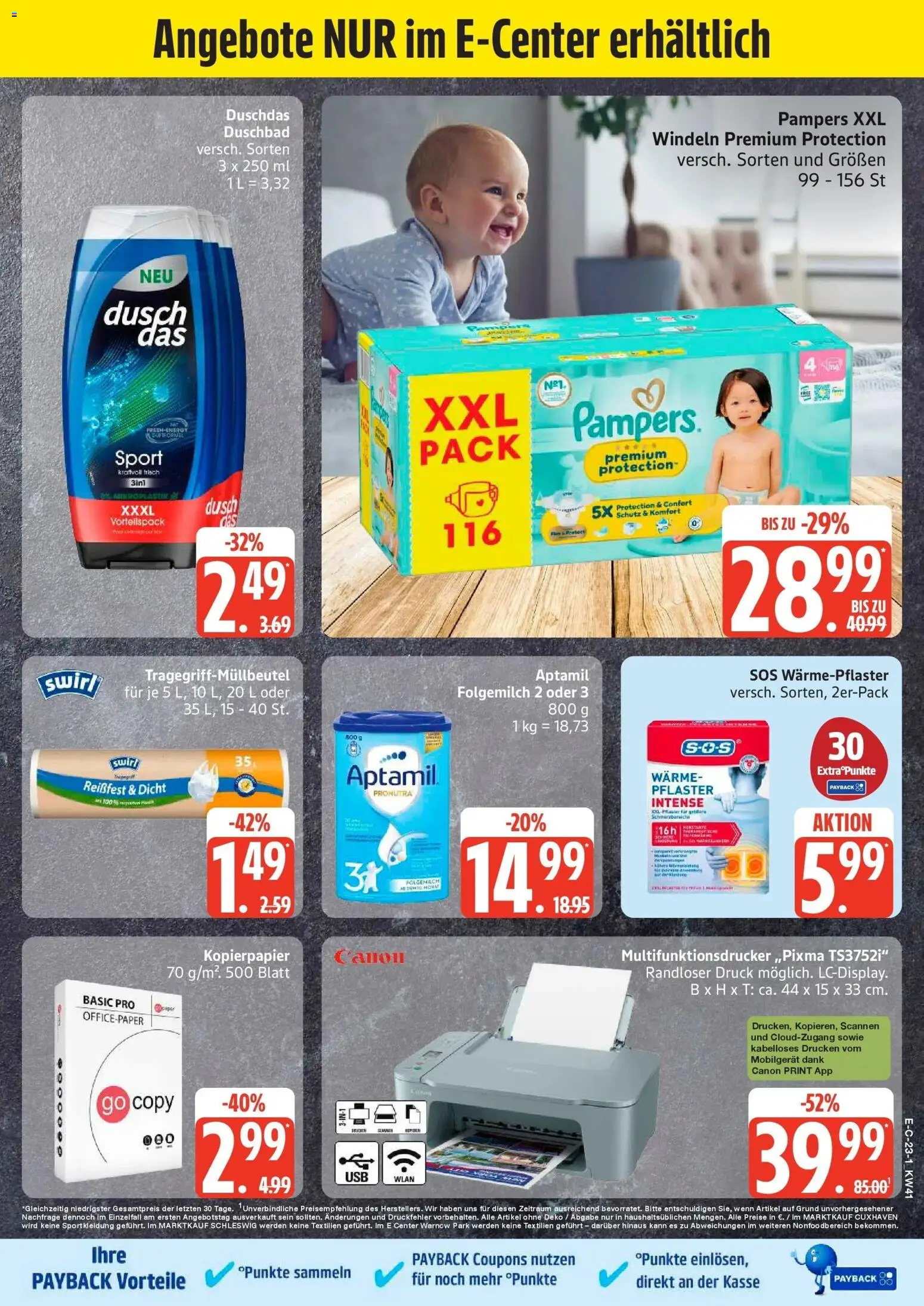 Edeka Prospekt Hemmoor (ab 05.10.2026) » Angebote Online | Seite: 31 | Produkte: Pampers, Duschdas