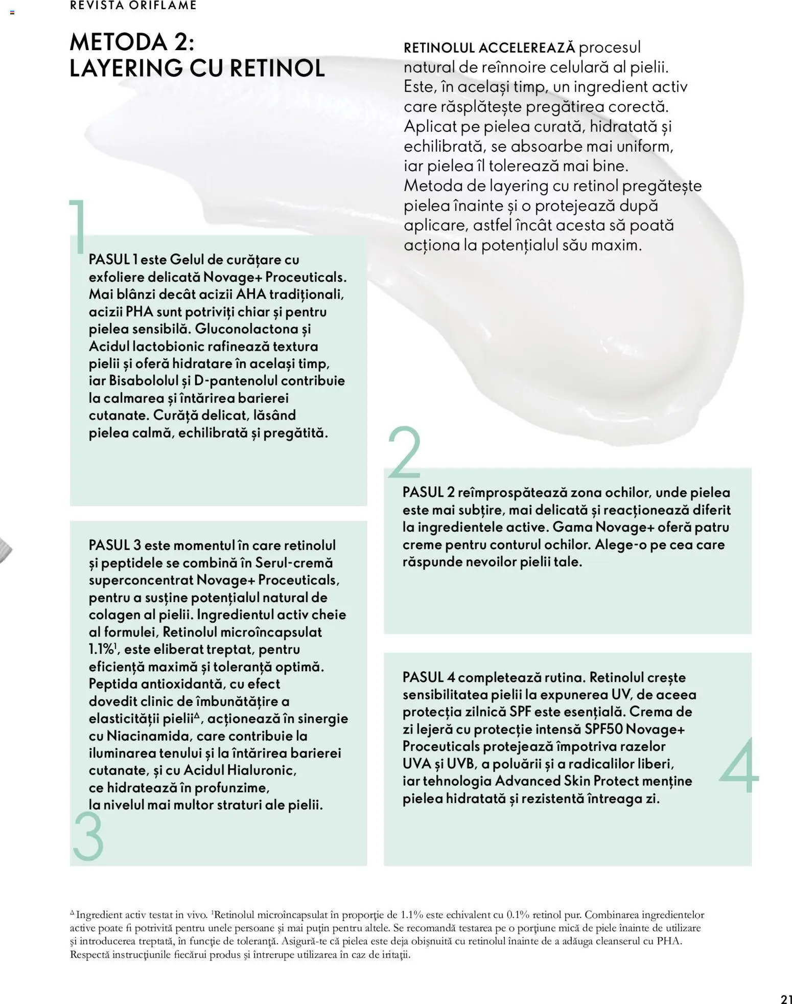 Noul catalog Oriflame – valabil de la 30.09.2026 | Pagină: 21 | Produse: Cheie, Active, Cremă