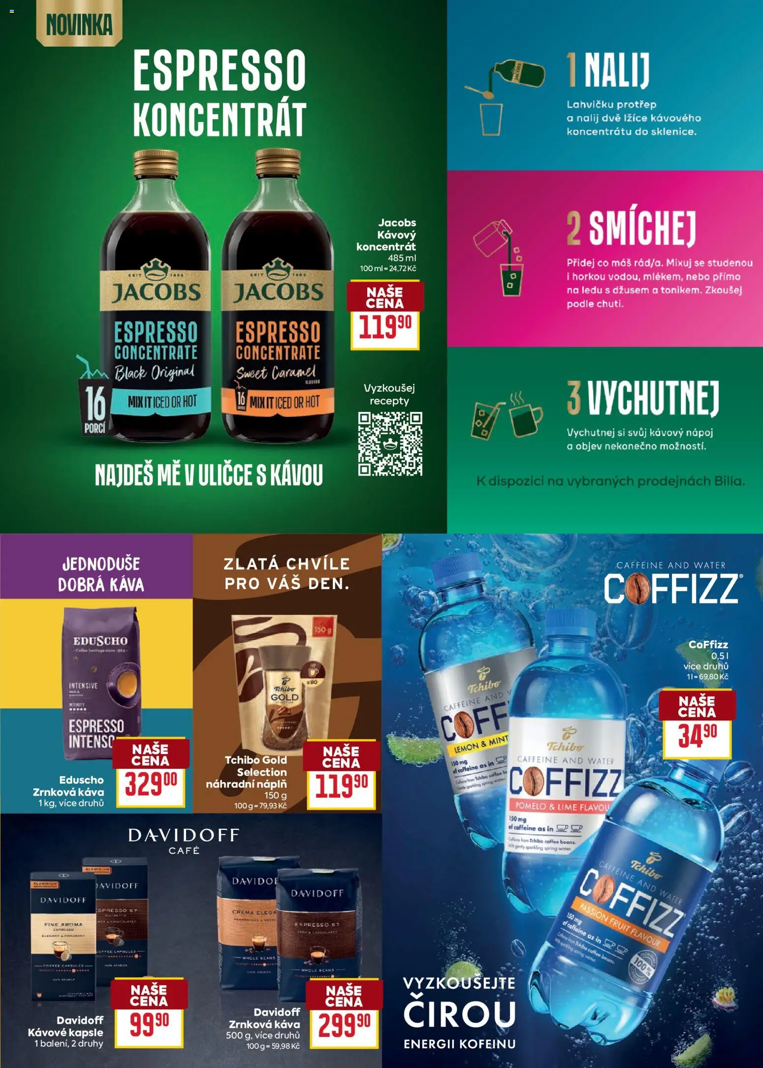 Billa leták - Vaše oblíbené značky od 12.08.2026 | Strana: 21 | Produkty: Lžíce, Jacobs, Crema, Tchibo Gold