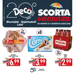 Anteprima del volantino Decò volantino Maxistore, Supermercati, Local Sicilia valido a partire dal 21/07/2026