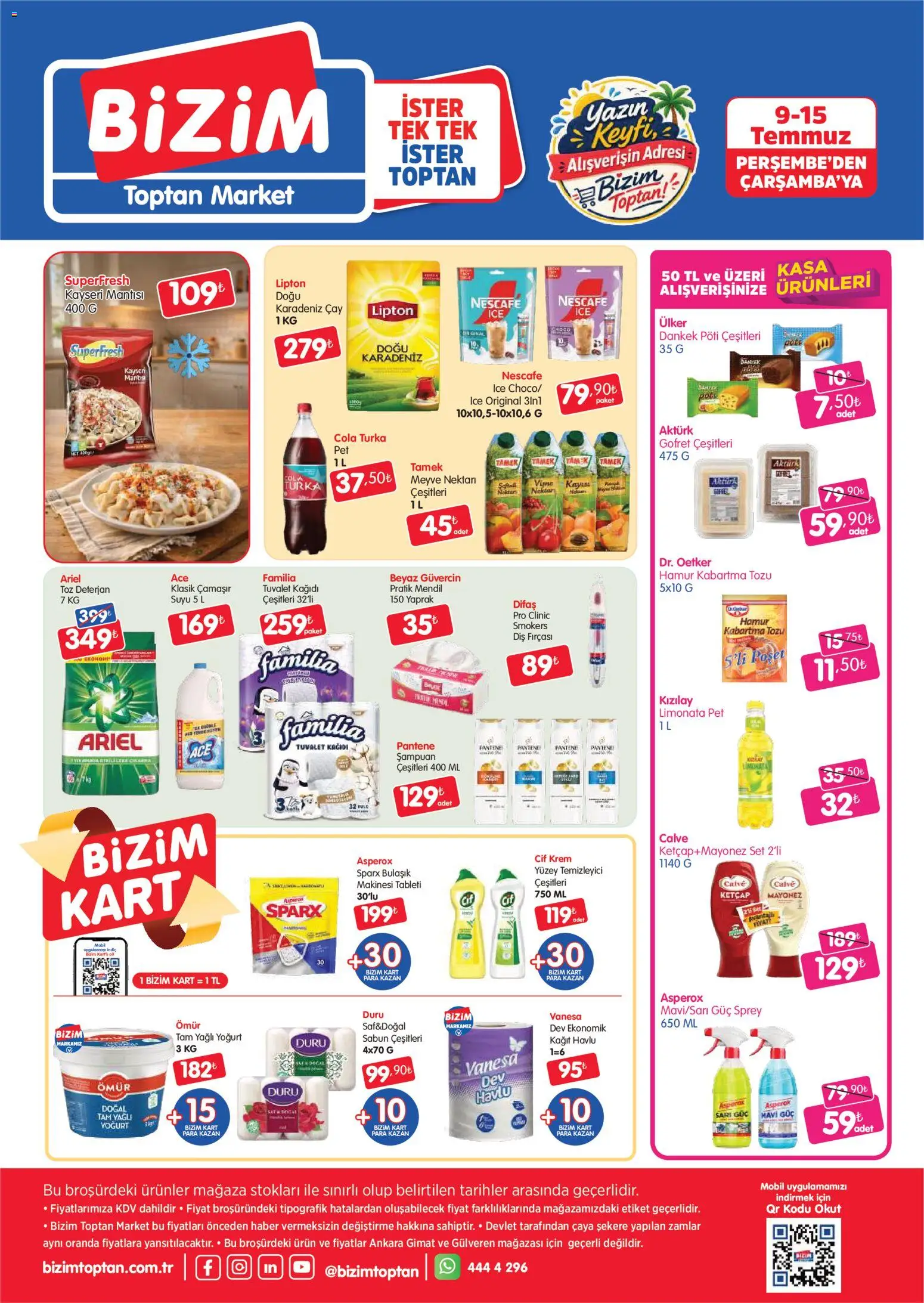 Bizim Toptan Katalog - 09 Temmuz 2026 tarihinden itibaren geçerlidir | Sayfa: 2 | Ürünler: Mendil, Ketçap, Kağıt havlu, Mayonez