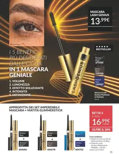 Anteprima del volantino Avon catalogo - campagna 7/2026 valido a partire dal 01/07/2026 | Pagina: 55 | Prodotti: Mascara