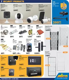 MICA specials catalogue – valid from 06/10/2026 | Page: 7 | Products: Lock, Padlock, Battery, Gate