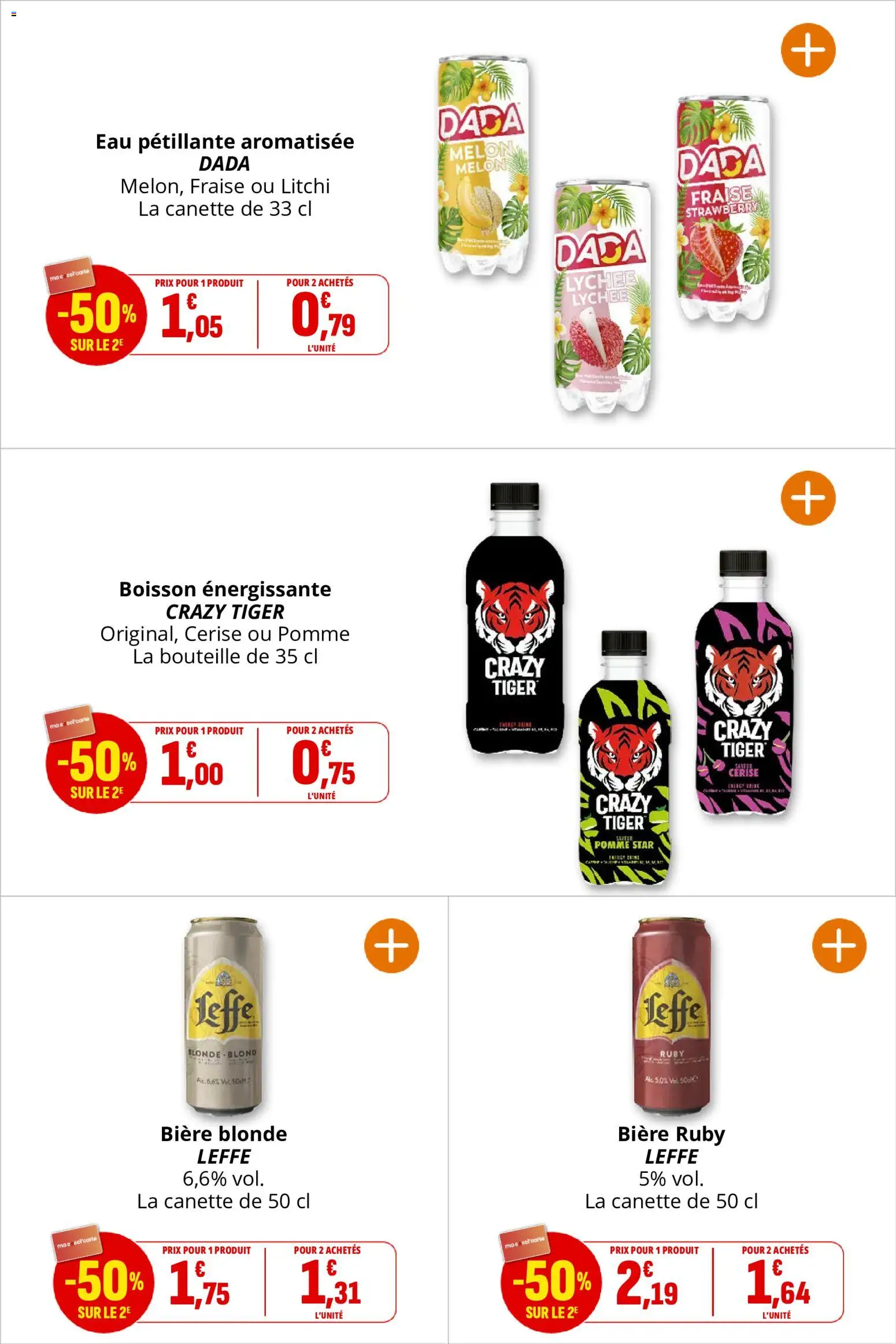 {H1} | Page: 30 | Produits: Litchi, Pomme, Eau pétillante, Bière