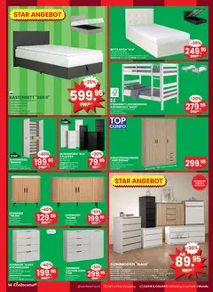 Conforama aktionen ab 13.05.2026 gültig | Seite: 14 | Produkte: Kommode, Nachttisch, Lattenrost, Sideboard