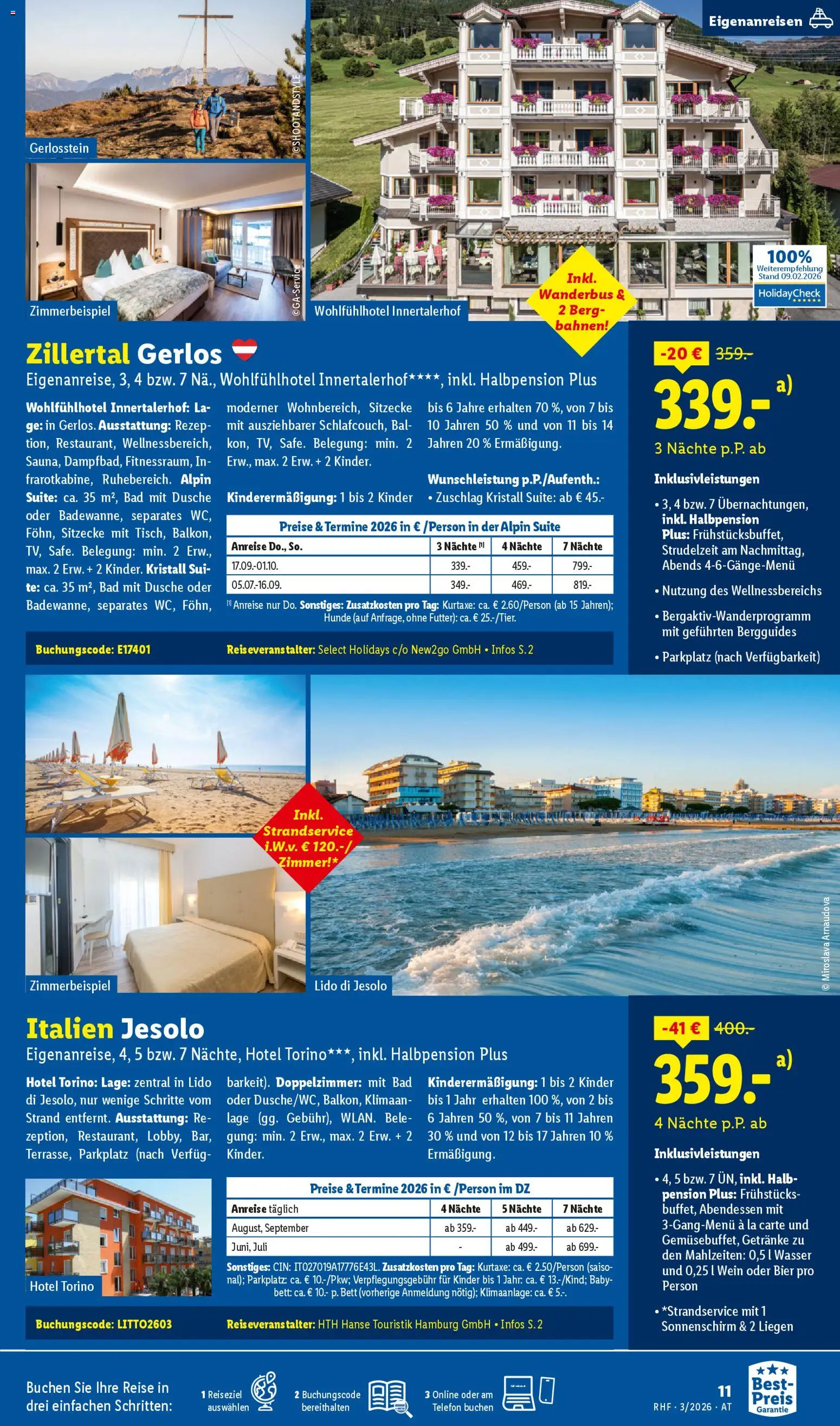 Lidl Februar/März Reise - Highlights gültig ab 28.02.2026 | Seite: 11 | Produkte: Wasser, Telefon, Klimaanlage, Bad