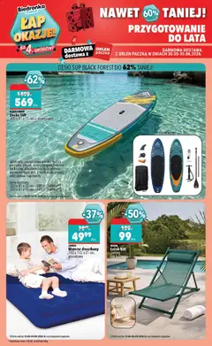 Pogląd oferty "Materac dmuchany, Materac dmuchany 192 x 132 x 21 cm, granatowy" - ważna od 13.06.2026 | Strona: 2 | Produkty: Materac, Leżak