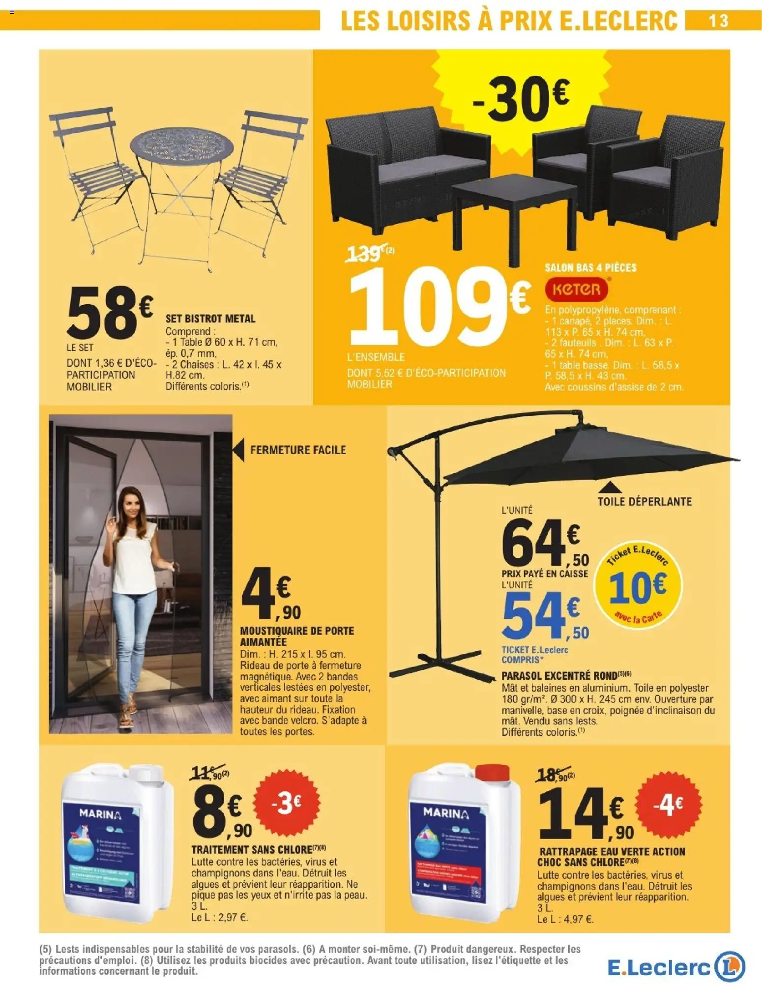 {H1} | Page: 13 | Produits: Porte, Table, Parasol, Rideau