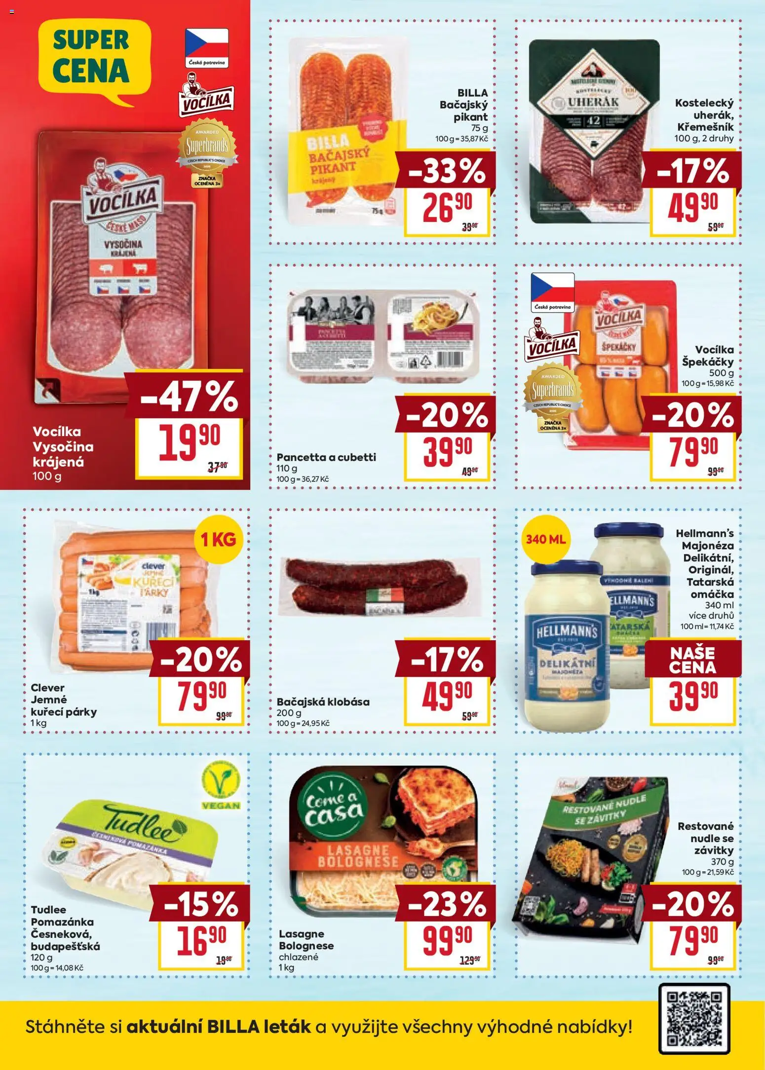 Billa Velký leták od 02.09.2026 | Strana: 20 | Produkty: Vegan, Majonéza, Vysočina, Lasagne
