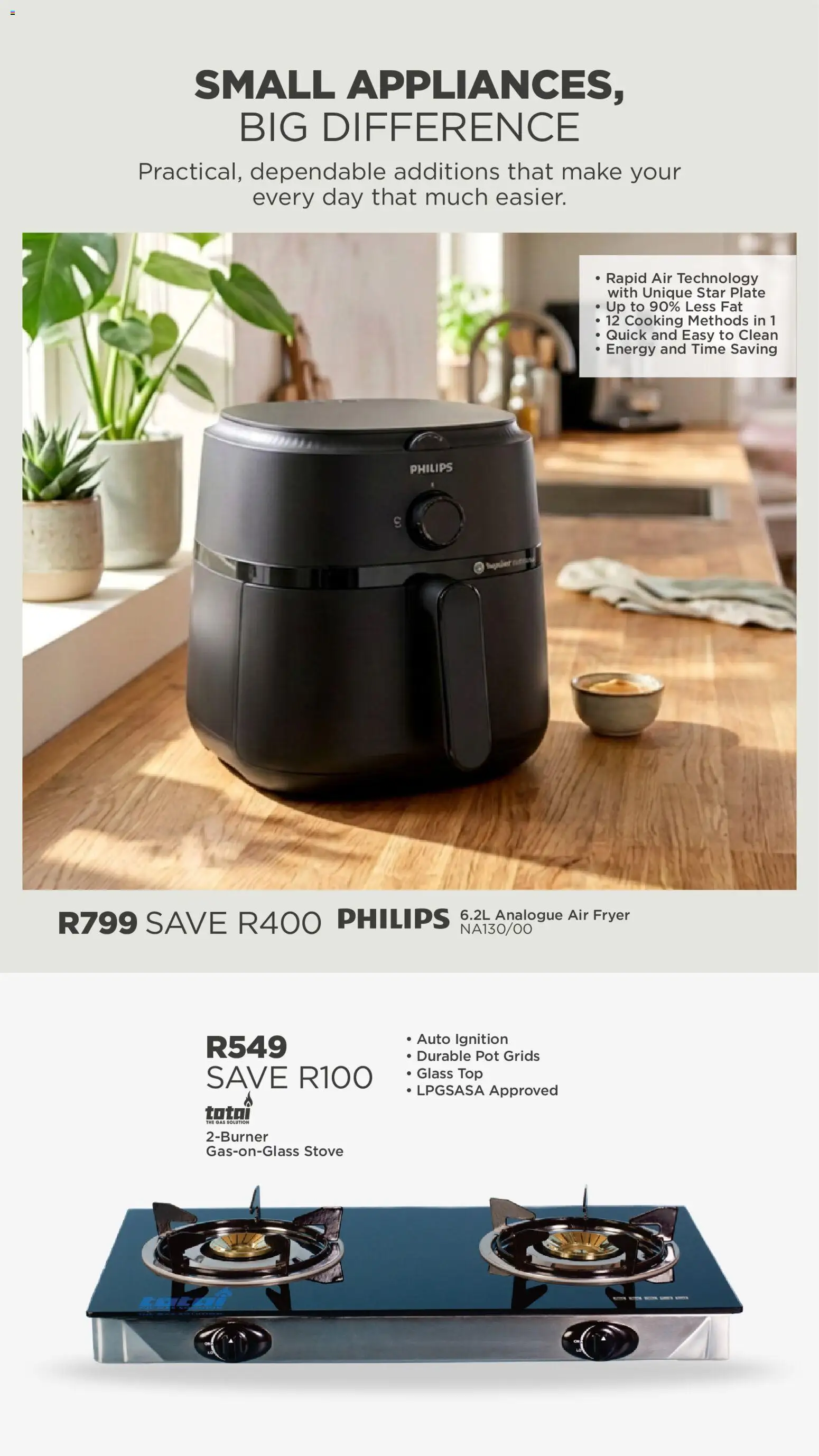 New House and Home catalogue – valid from 07/09/2026 | Page: 36 | Products: Stove, Plate, Fryer, Air fryer
