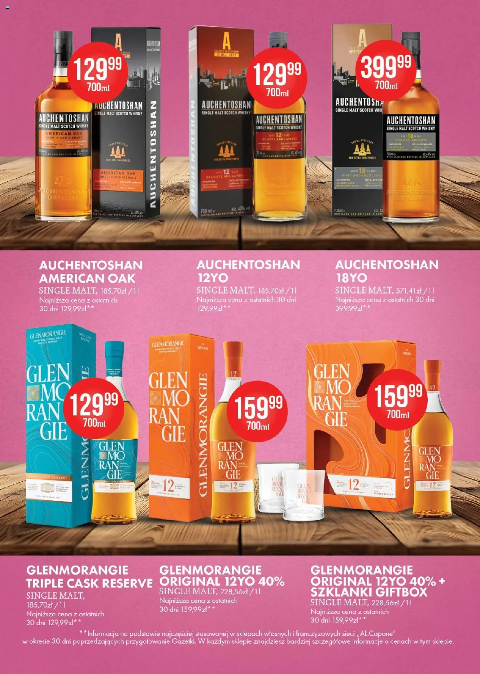 Al.Capone gazetka od 12.10.2026 | Strona: 5 | Produkty: Scotch whisky, Whisky Single Malt, Szklanki, Whisky
