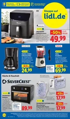 Náhled letáku Lidl Německo leták od 12.10.2026 | Strana: 20 | Produkty: Telefon, Russell Hobbs, Tefal, LED