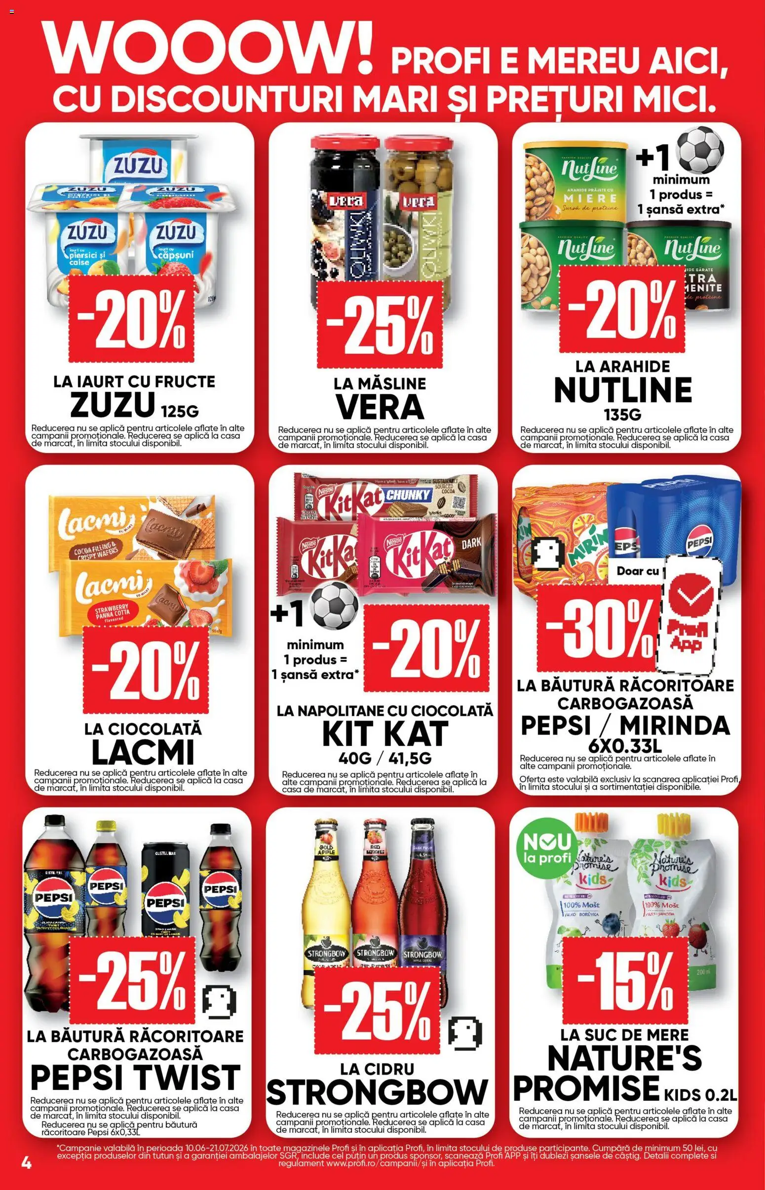 Noul catalog Profi – valabil de la 10.06.2026 | Pagină: 4 | Produse: Masaüstü kılıfı, Iaurt, Ciocolată, Căpșuni