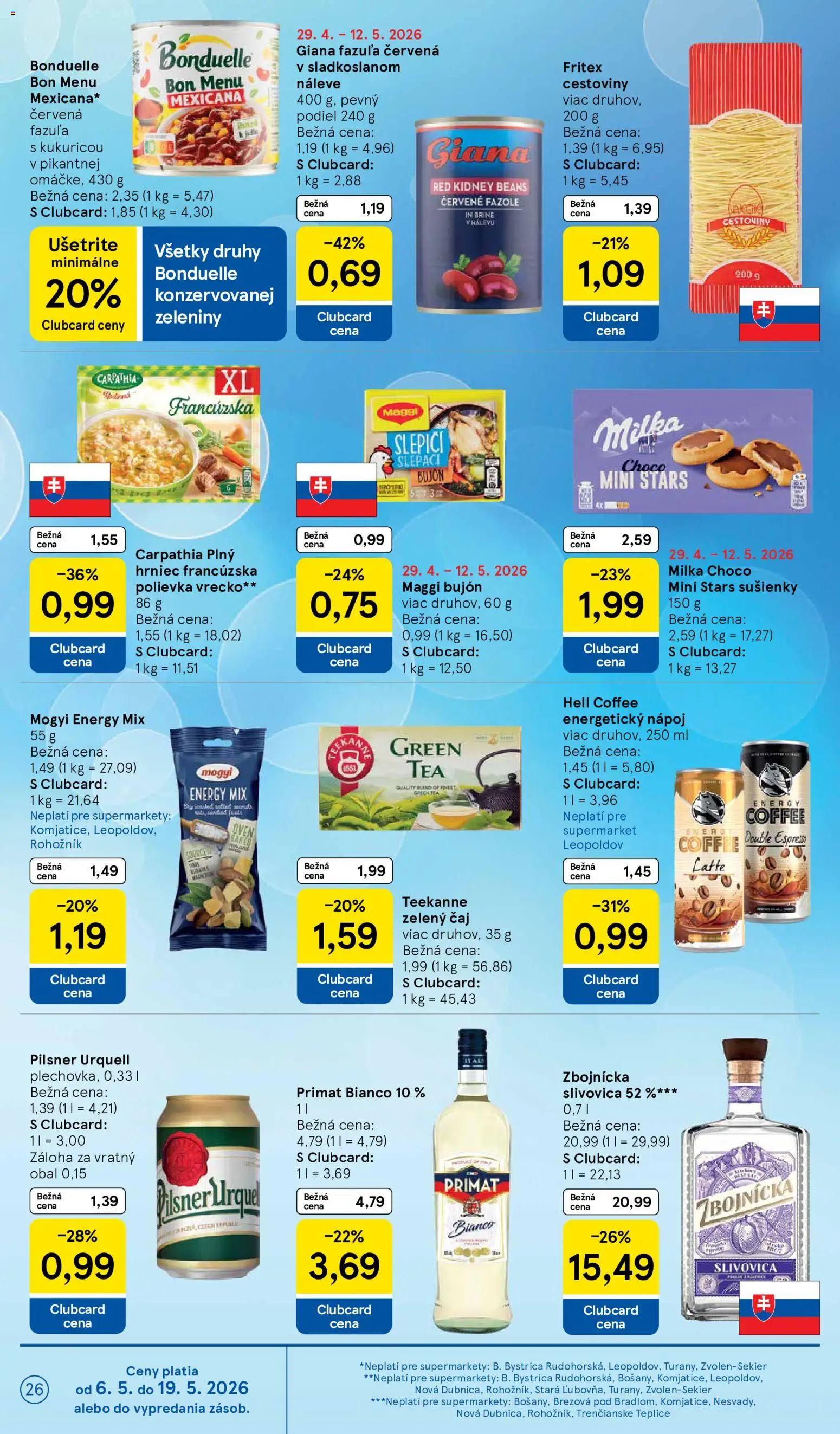 Nové Tesco akcie – leták je platný od 06.05.2026 | Strana: 26