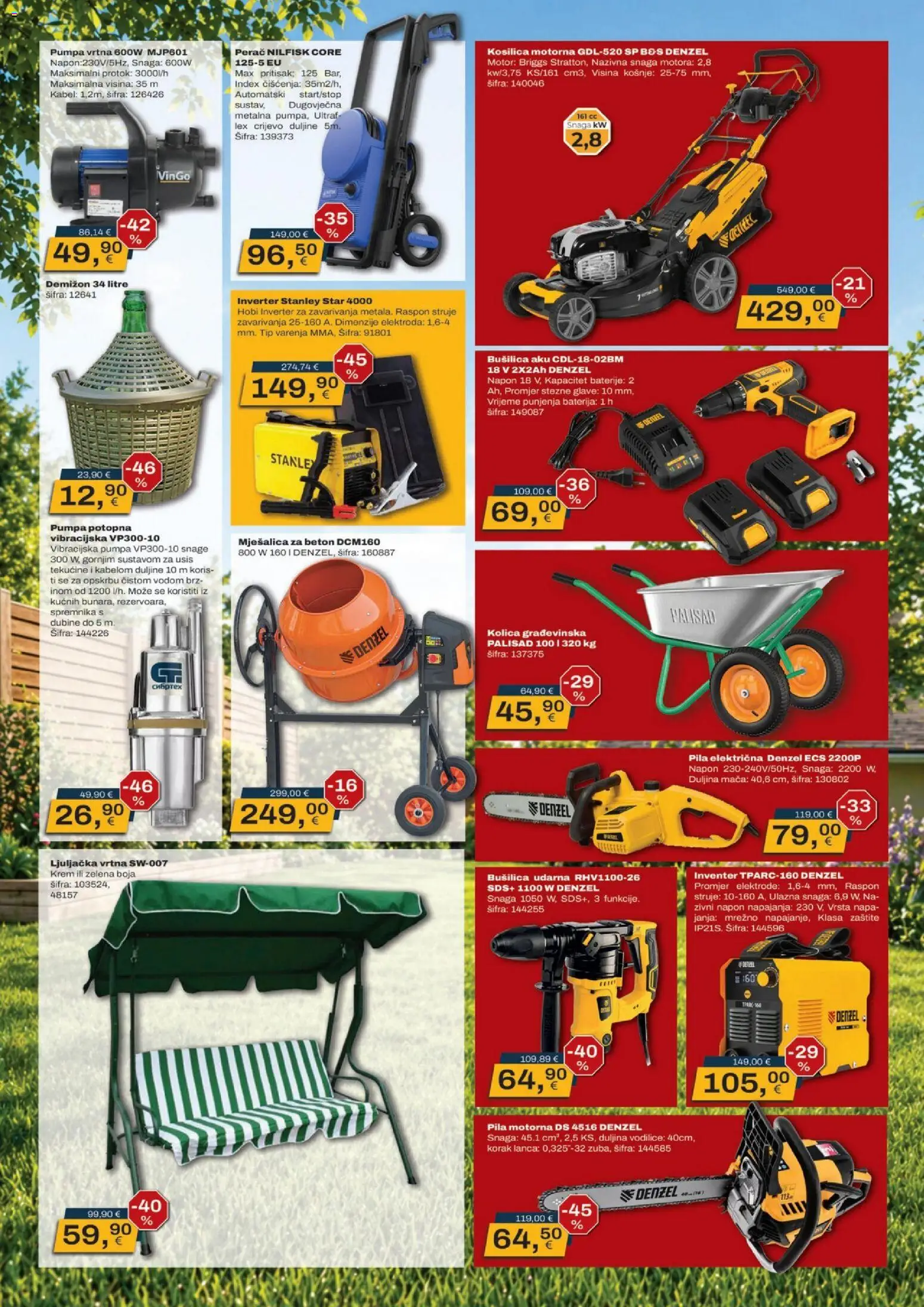 Vinkoprom katalog | vrijedi od 06.07.2026 | Stranica: 4 | Proizvodi: Kolica, Demižon, Pila, Bušilica
