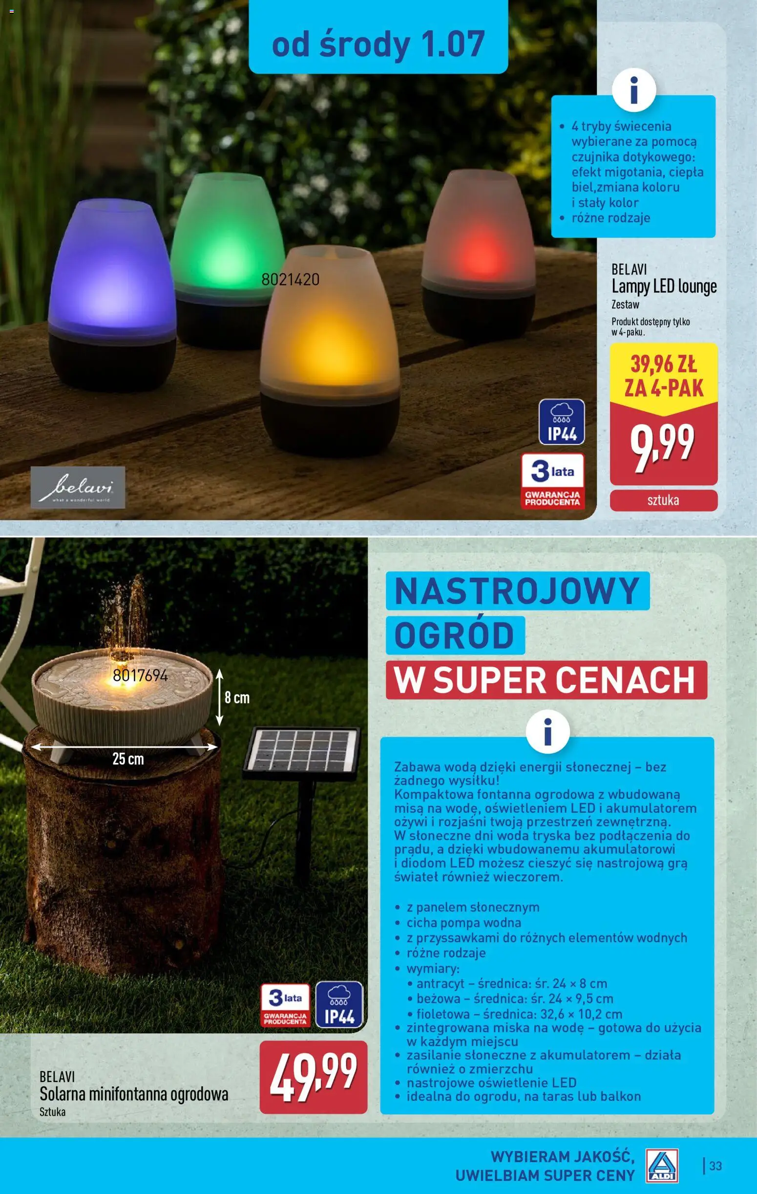 Aldi gazetka od 29.06.2026 | Strona: 33 | Produkty: Gra, Woda
