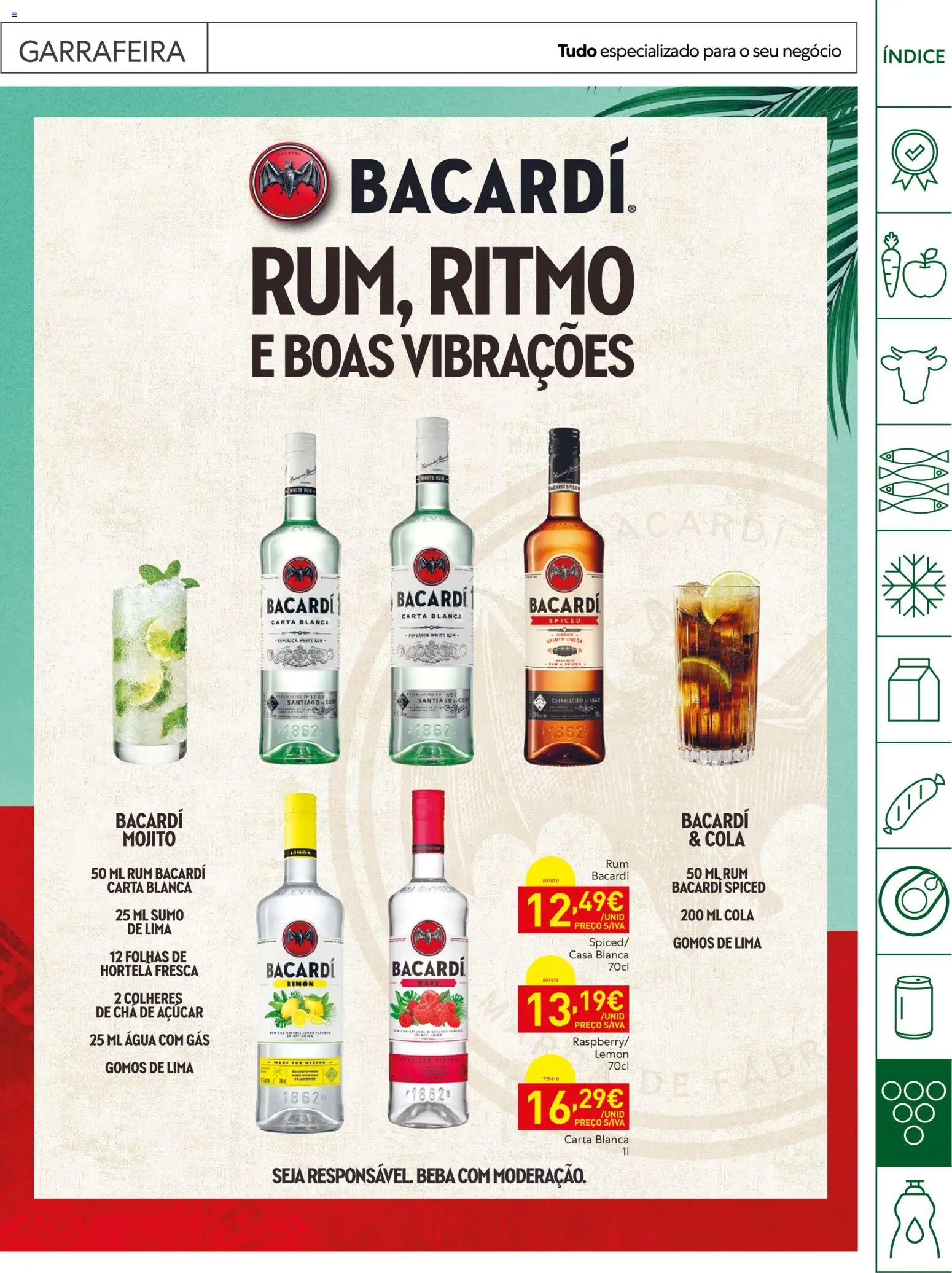 Recheio Horeca │ válido de 01/09/2026 | Página: 23 | Produtos: Rum, Chá, Açúcar, Lima