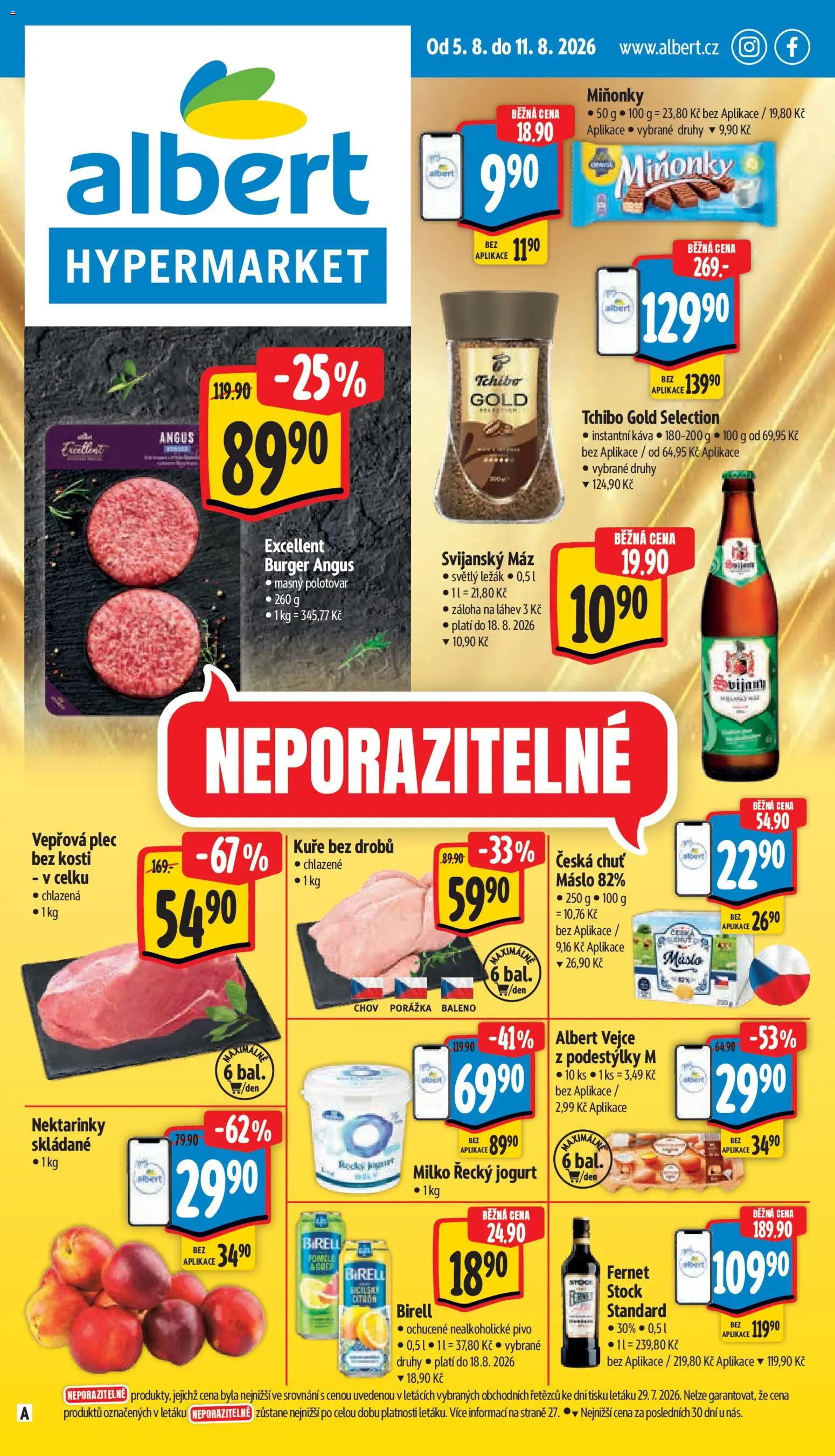 Albert leták - Hypermarket od 05.08.2026 | Strana: 1