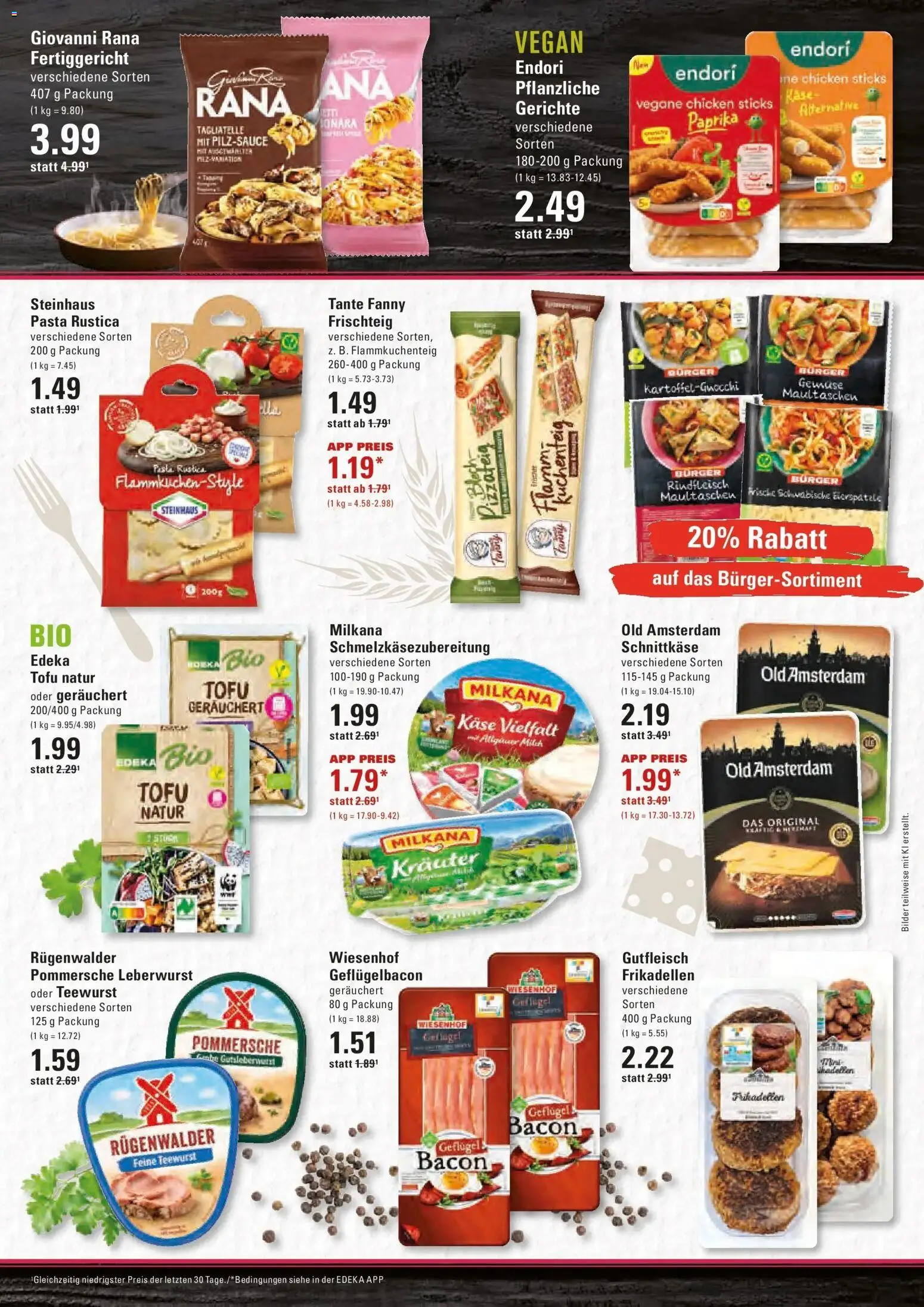 Edeka Prospekt Hamburg (ab 12.10.2026) » Angebote Online | Seite: 9 | Produkte: Burger, Paprika, Pasta, Maultaschen
