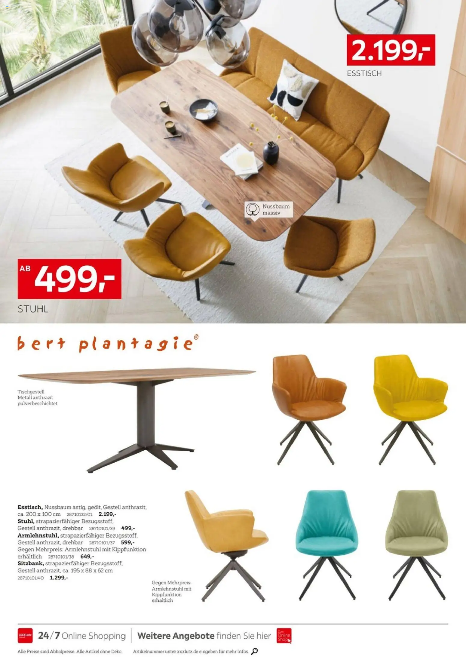 XXXLutz Spezielle Marken – gültig ab 08.08.2026 | Seite: 4 | Produkte: Esstisch, Stuhl