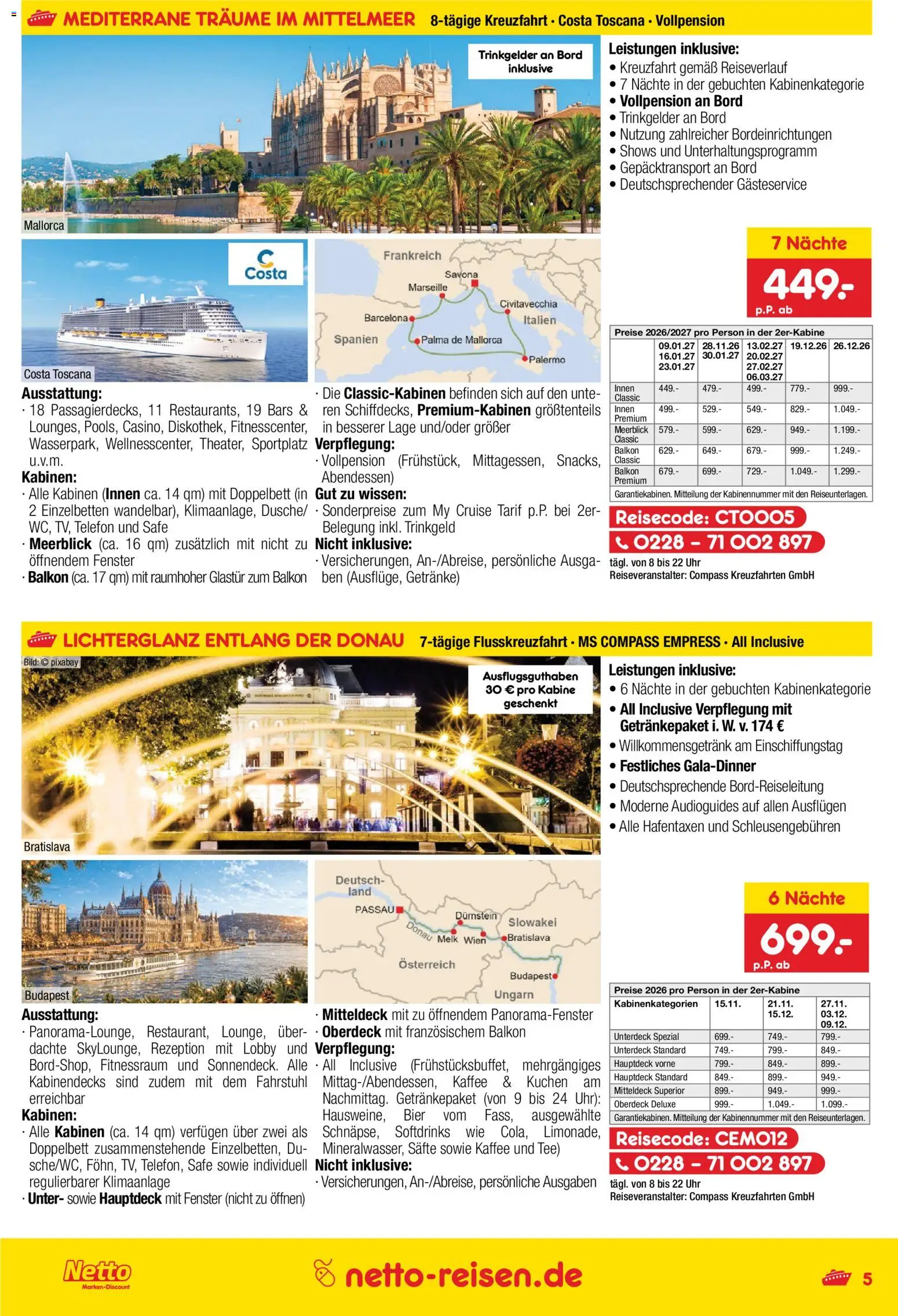 Netto Reisen Prospekt – gültig ab 26.06.2026 | Seite: 5