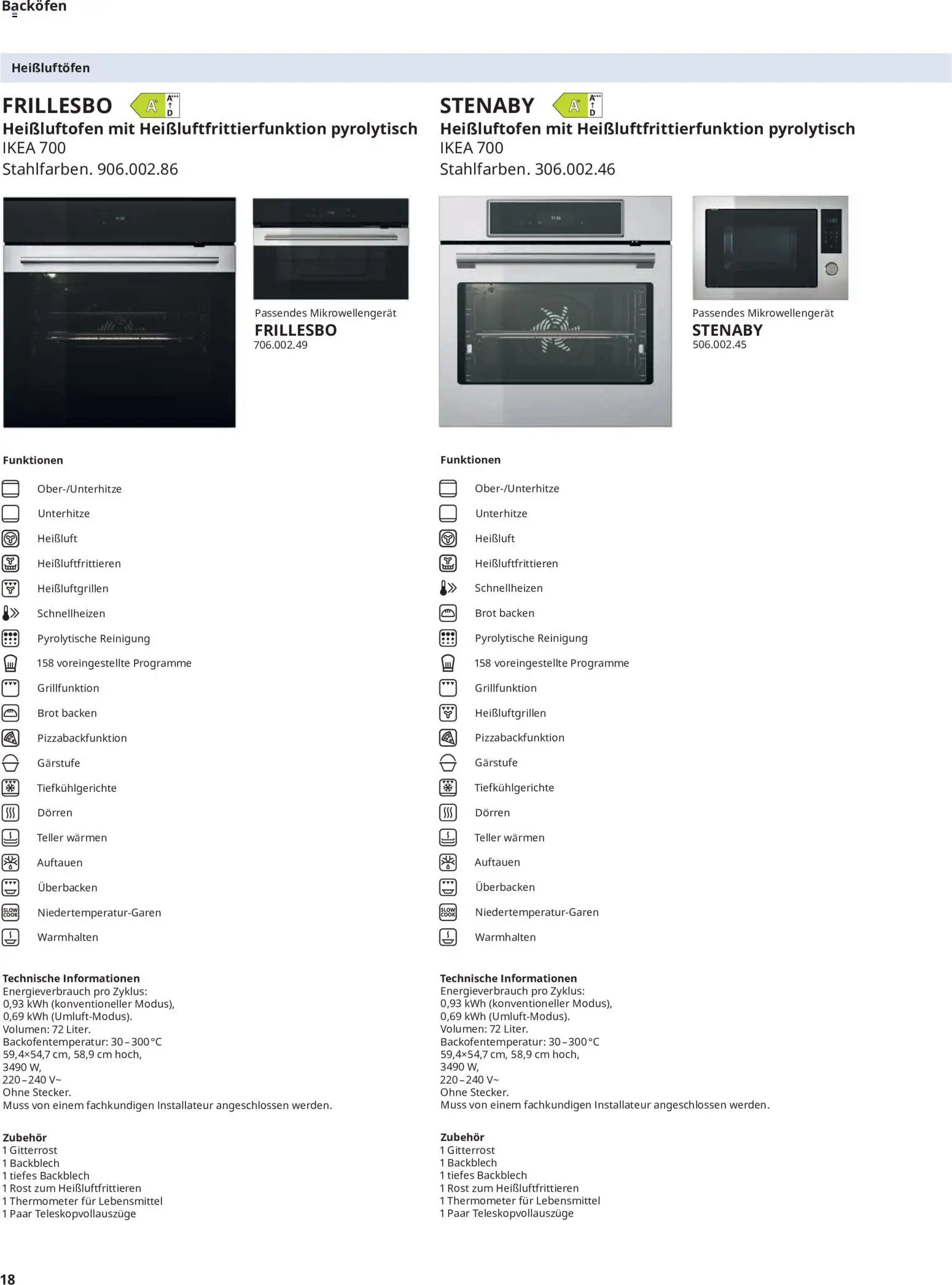 Ikea Elektrogeräte – gültig ab 19.06.2026 | Seite: 18