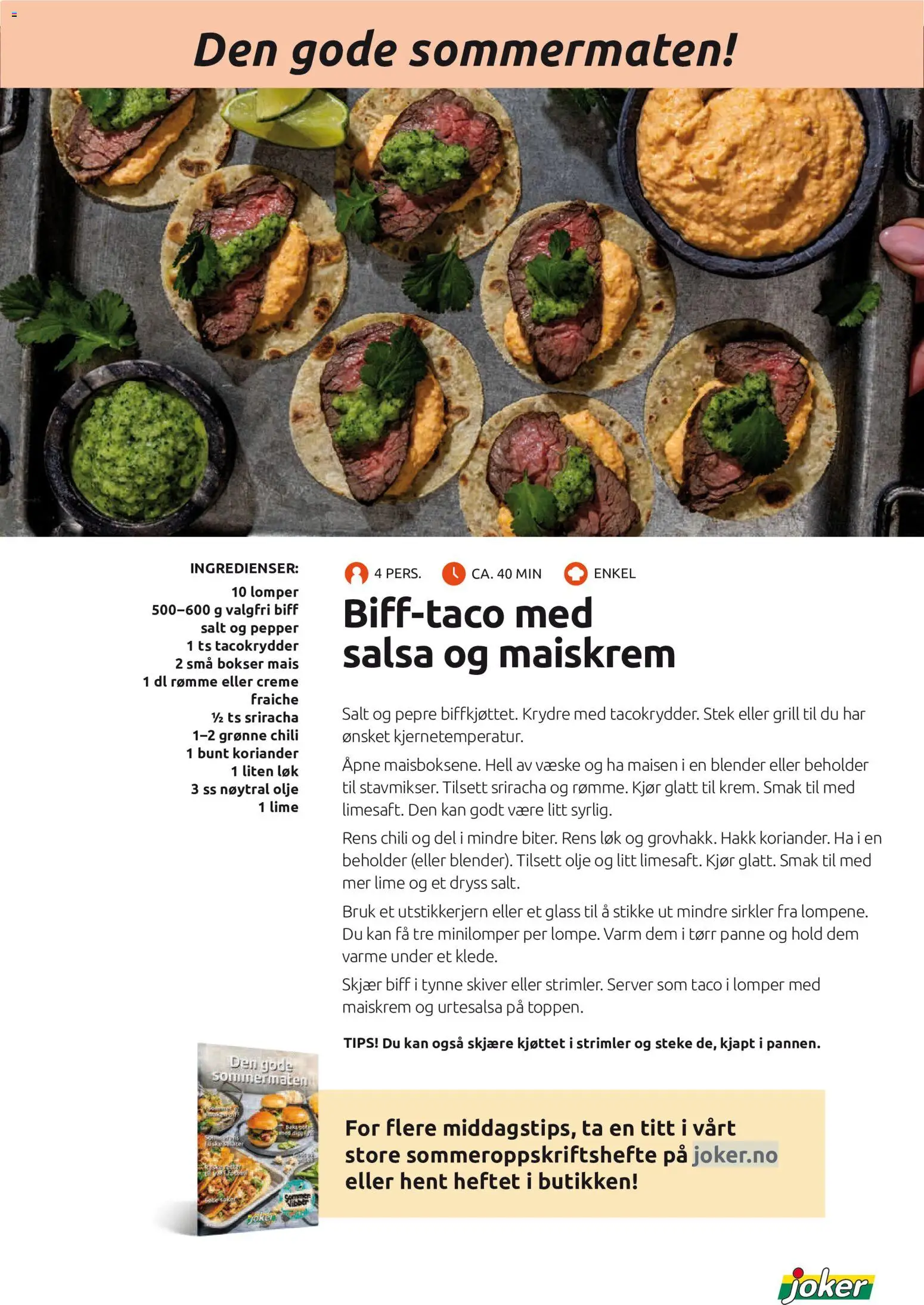 {H1} | Side: 21 | Produkter: Склянка, Løk, Grill, Taco
