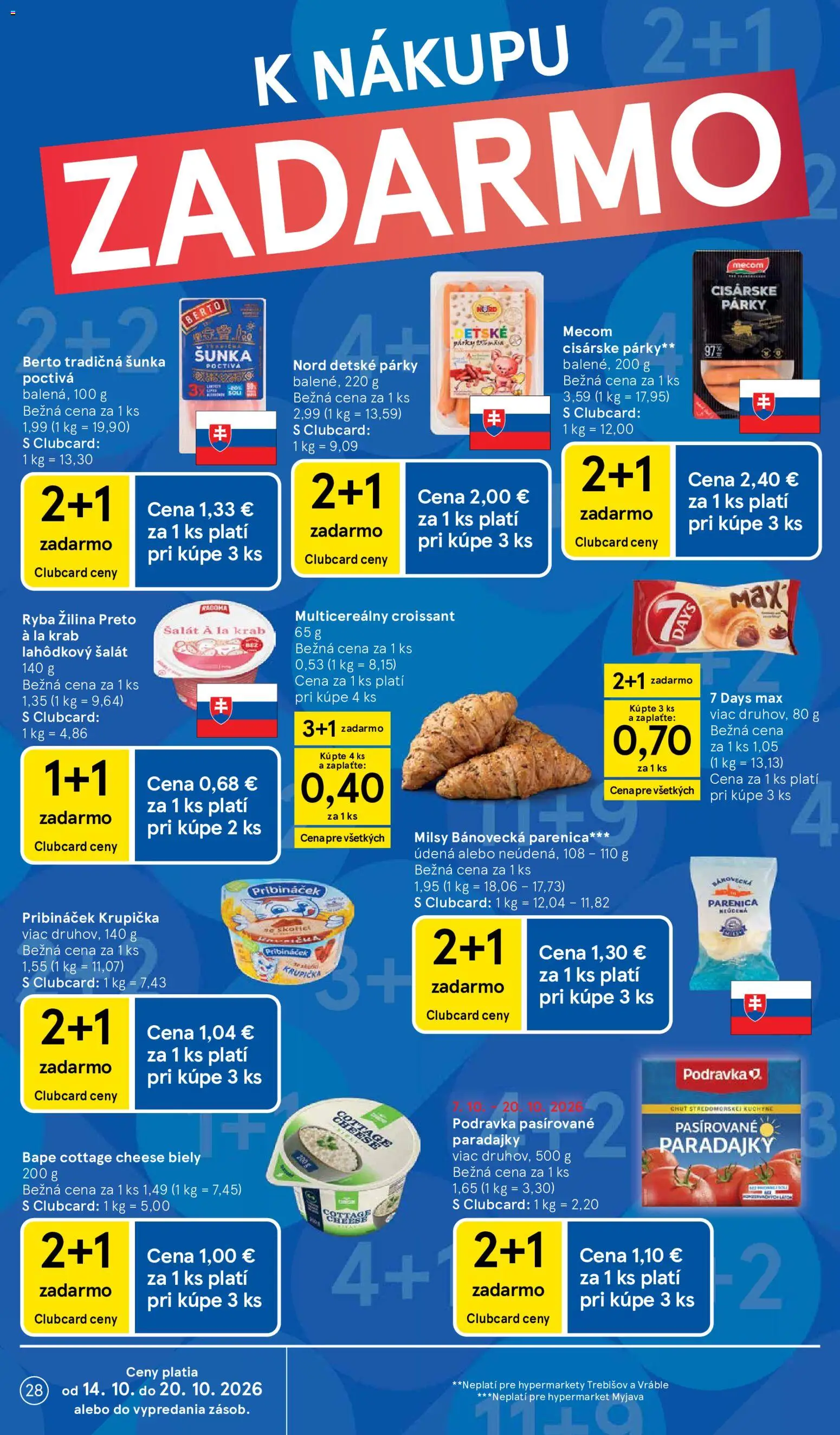 Nové Tesco akcie – leták je platný od 14.10.2026 | Strana: 28
