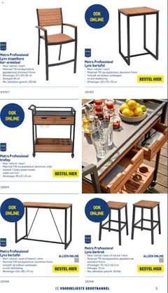 Makro folder - Terras & BBQ - Voorbeeld van een folder van Makro, geldig van 15-04-2026 | Pagina: 6 | Producten: Trolley, Gewicht