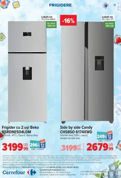 Ofertele Carrefour valabile de la 17.06.2026 | Pagină: 11 | Produse: Frigider