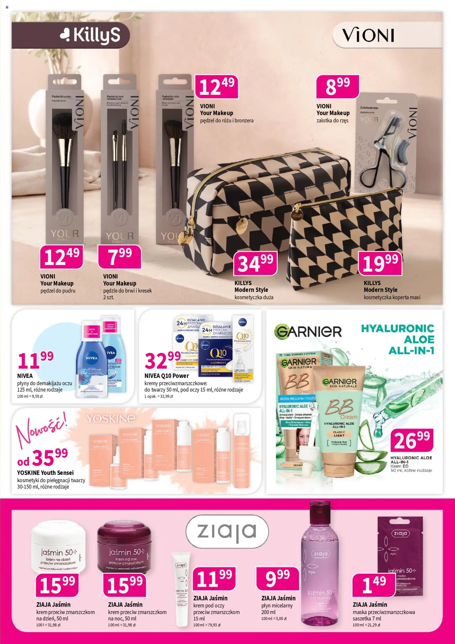 Drogerie Polskie gazetka od 11.09.2026 | Strona: 3 | Produkty: Garnier, Kosmetyki, Kosmetyczka, Krem