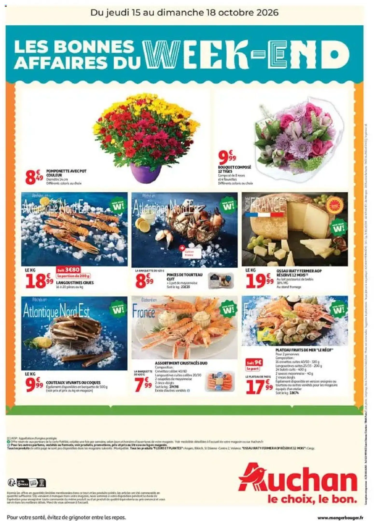 {H1} | Page: 2 | Produits: Fruits de mer, Pinces, Fruits, Lait