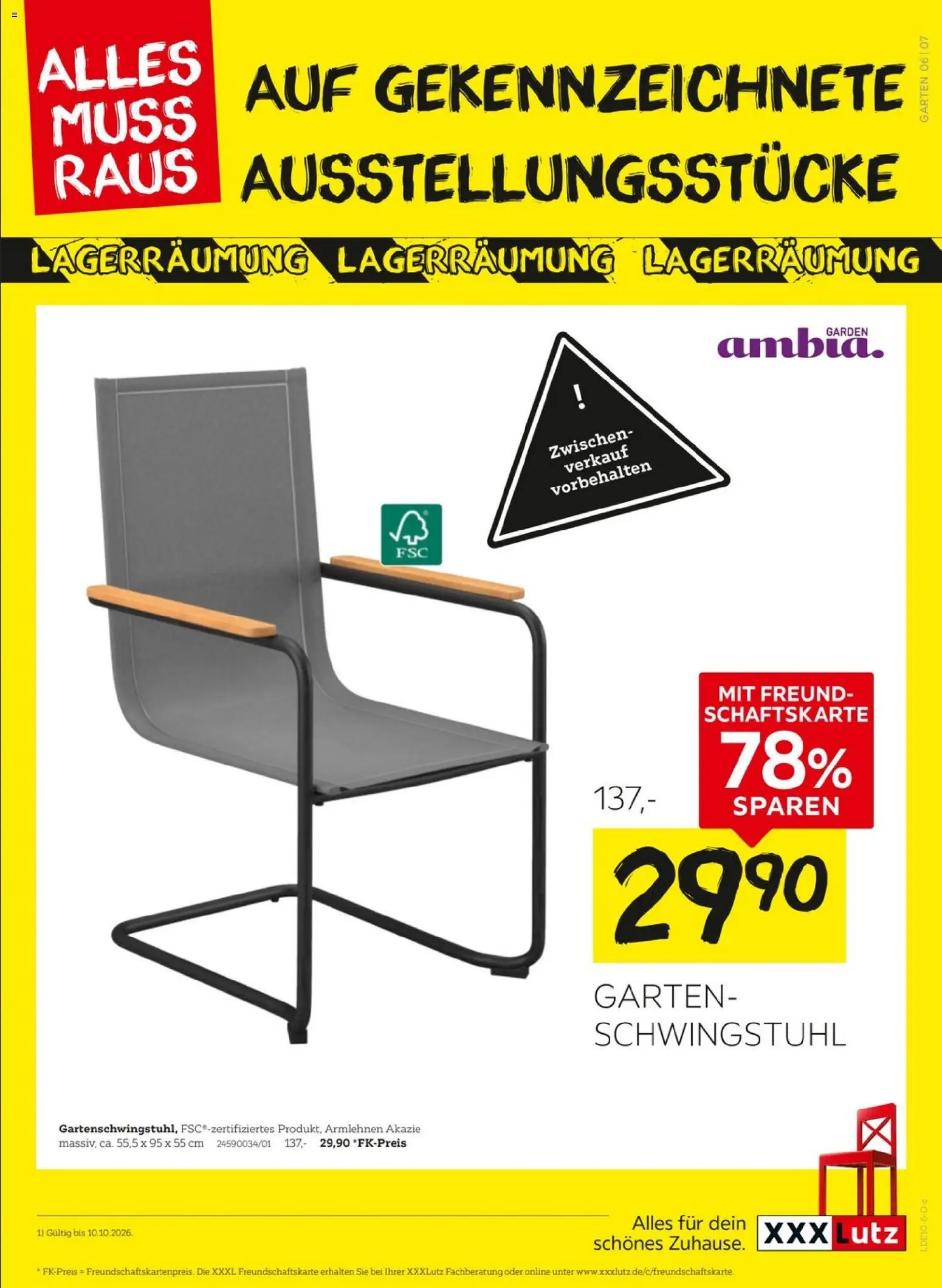XXXLutz Größte Lagerräumung – gültig ab 26.09.2026 | Seite: 7
