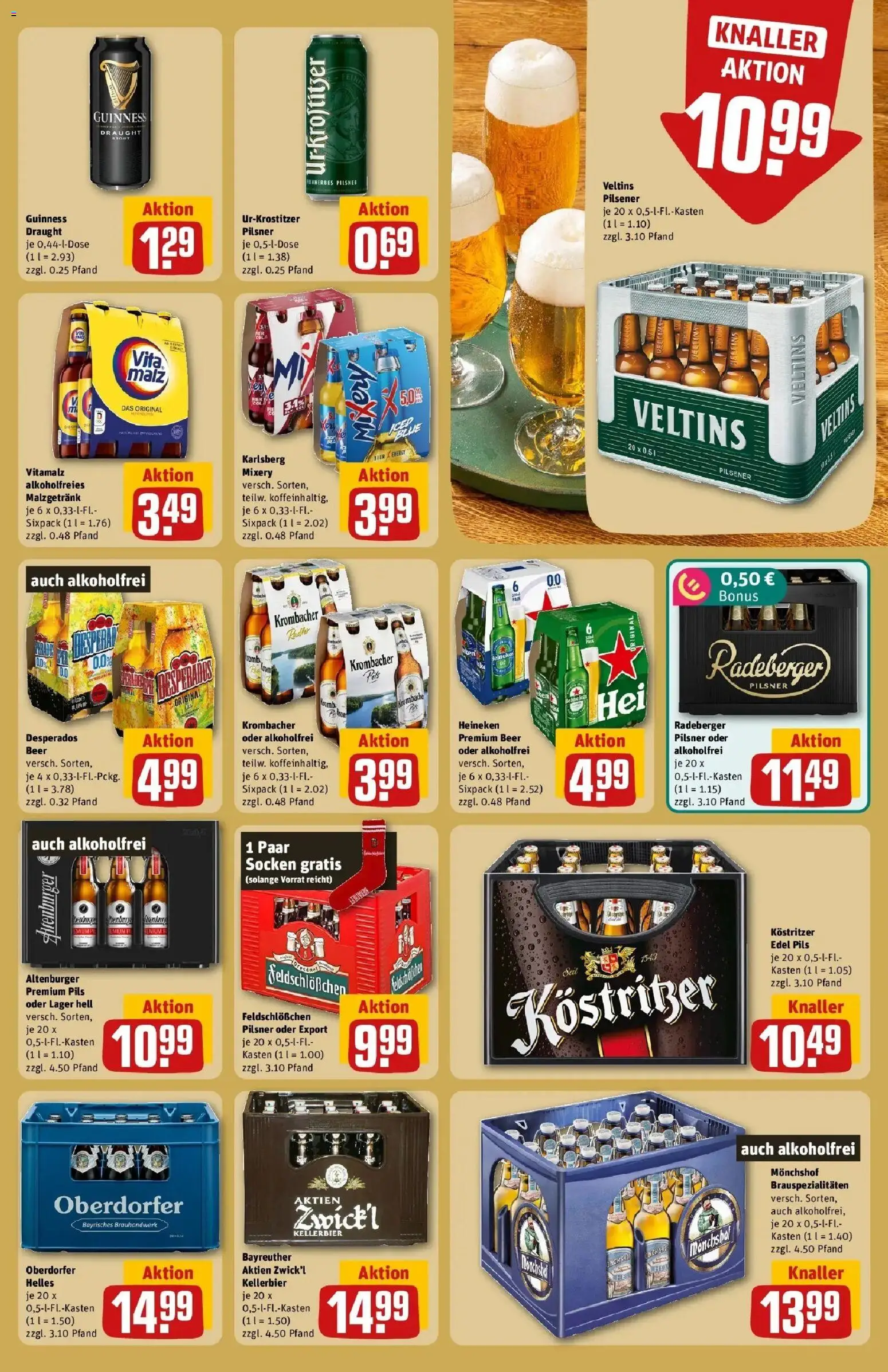 REWE Prospekt ab 26.10.2026 zum Blättern » Angebote | Seite: 21 | Produkte: Energy, Pils, Desperados, Veltins