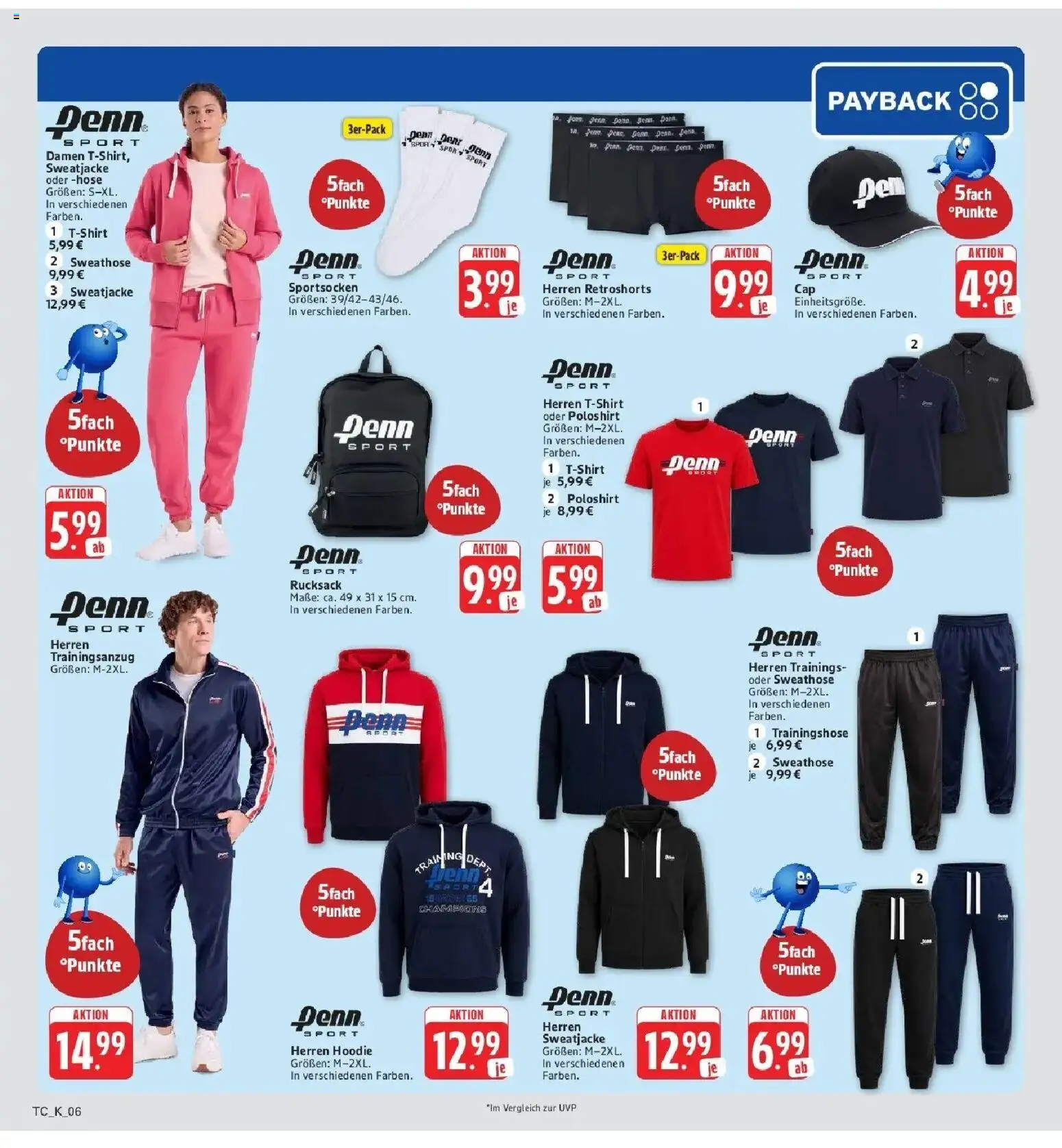 Edeka Prospekt Riedlingen (ab 05.10.2026) » Angebote Online | Seite: 63 | Produkte: Sweathose, Sweatjacke, Trainingshose, Hoodie