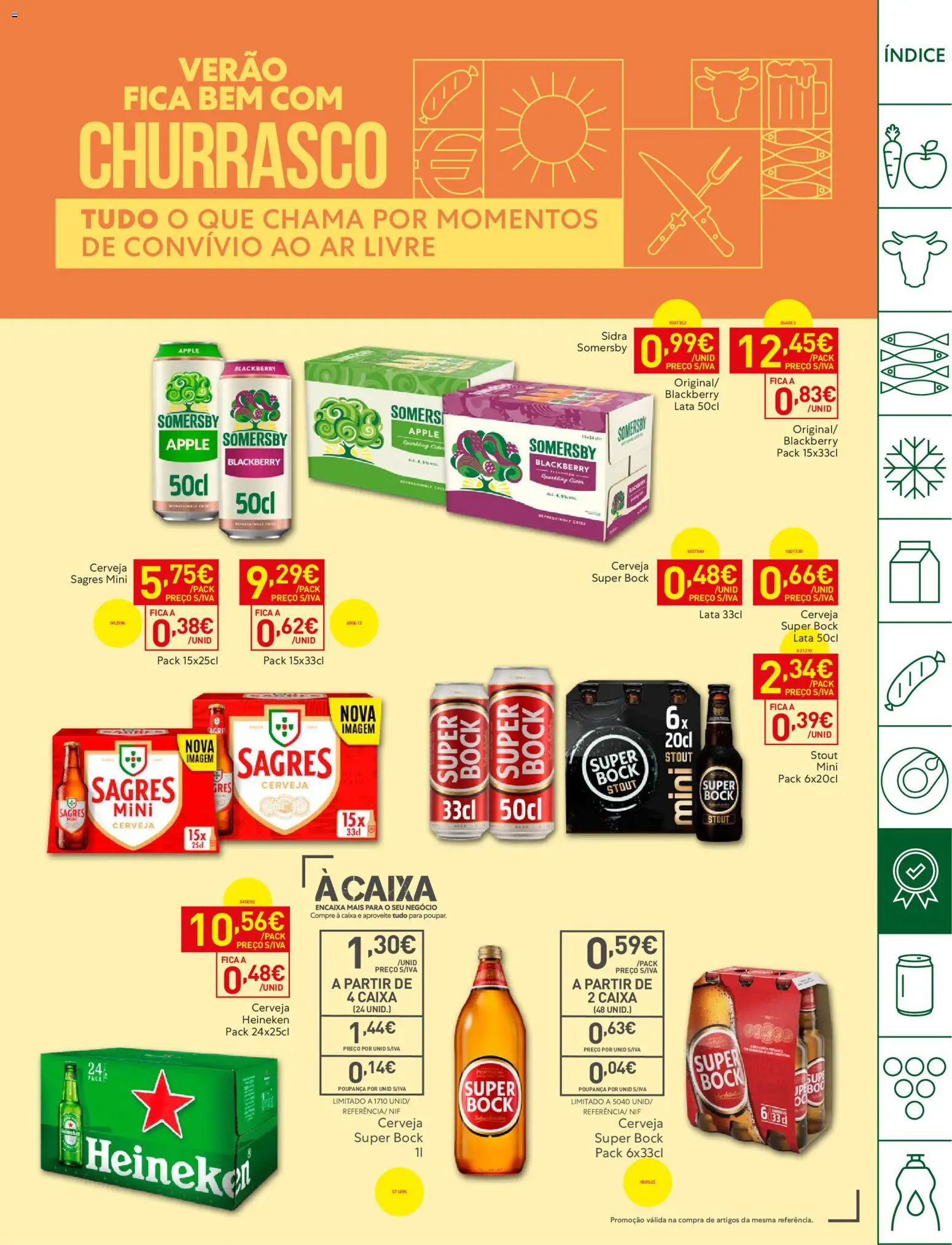 Recheio Horeca │ válido de 14/07/2026 | Página: 21 | Produtos: Super bock, Caixa, Cerveja, Somersby