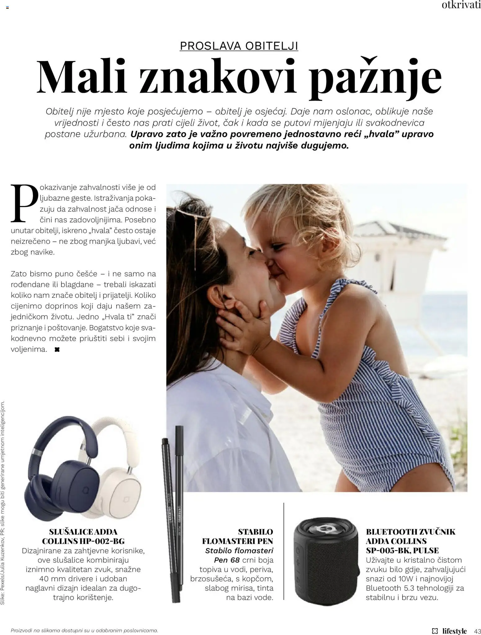 Müller katalog | vrijedi od 01.07.2026 | Stranica: 43 | Proizvodi: Slušalice, Zvučnik, Flomasteri