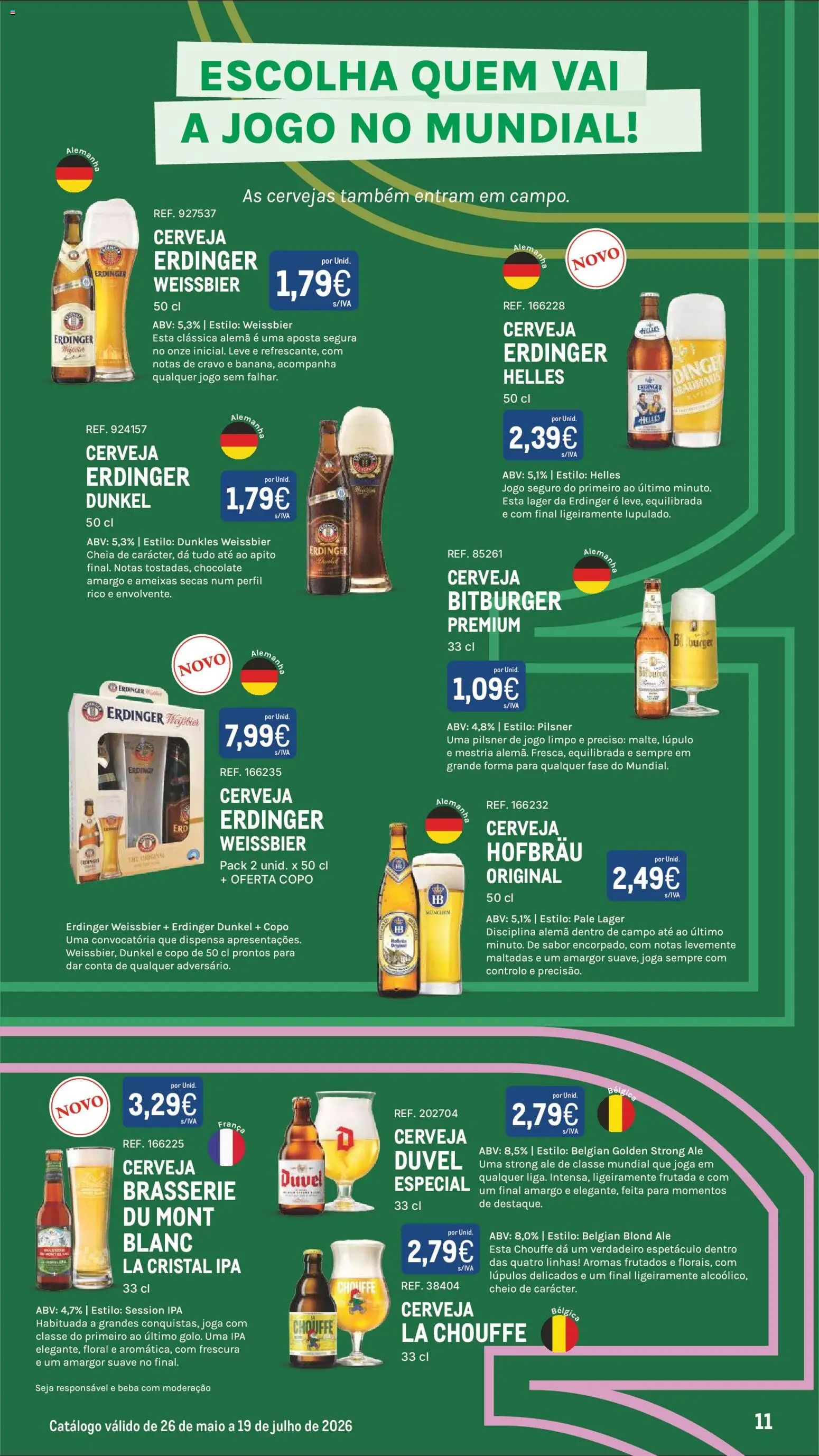 Makro Os Convocados │ válido de 26/05/2026 | Página: 11 | Produtos: Ameixas, Apito, Chocolate, Cerveja