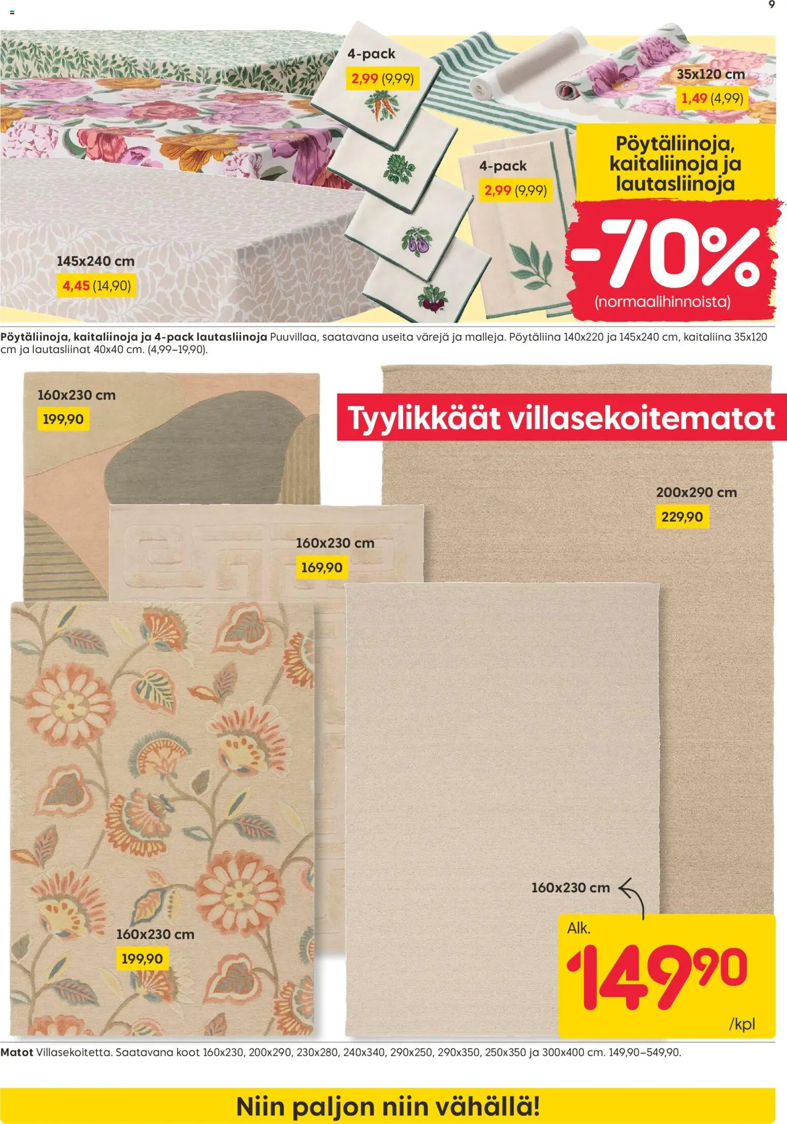 Rusta tarjoukset – voimassa 21/09/2026 alkaen | Sivu: 9