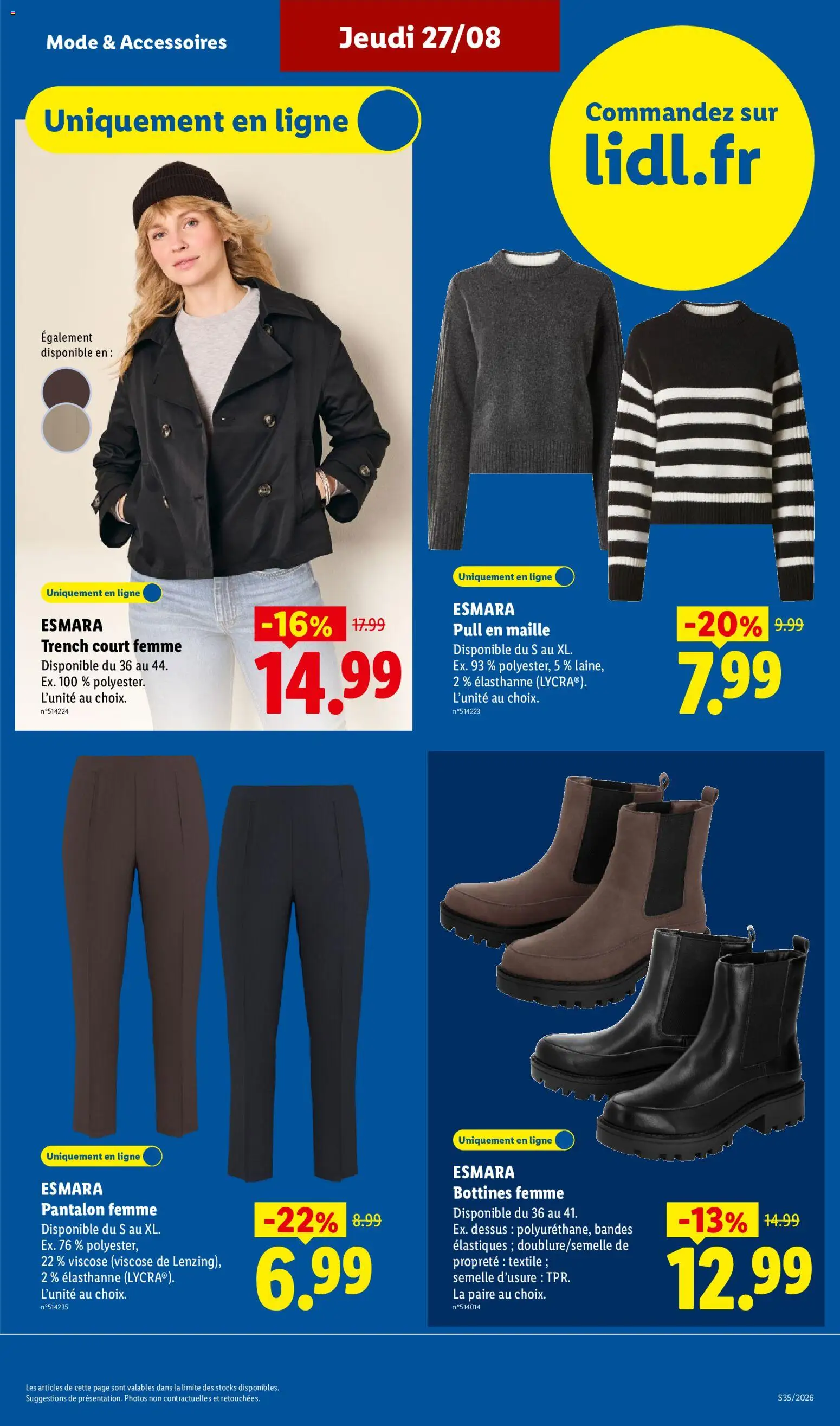 {H1} | Page: 13 | Produits: Bandes élastiques, Élastiques, Pull, Pantalon