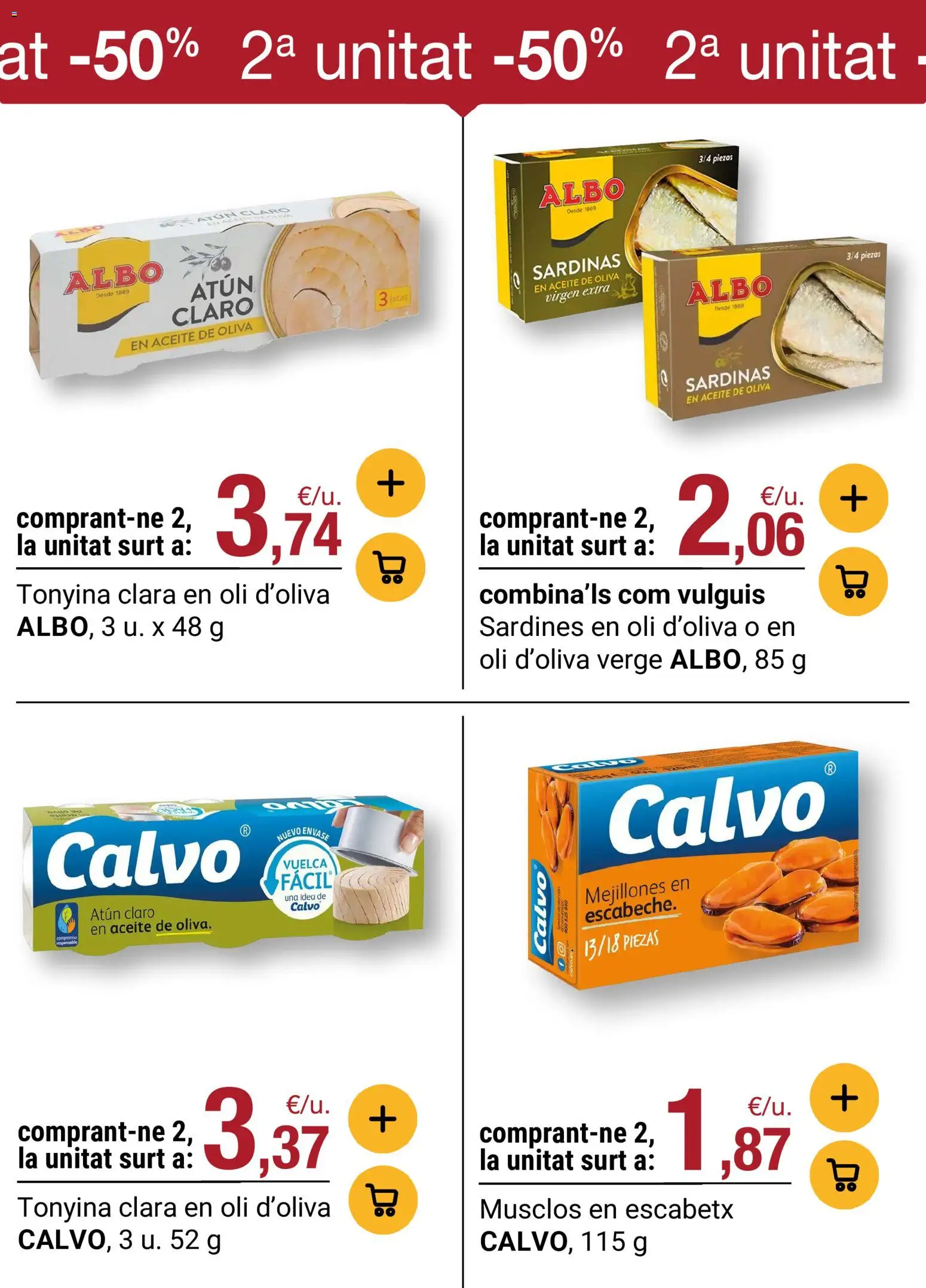 Bonpreu folleto │ válido desde el 29/09/2026 | Página: 34 | Productos: Aceite, Aceite de oliva, Sardinas, Atún claro
