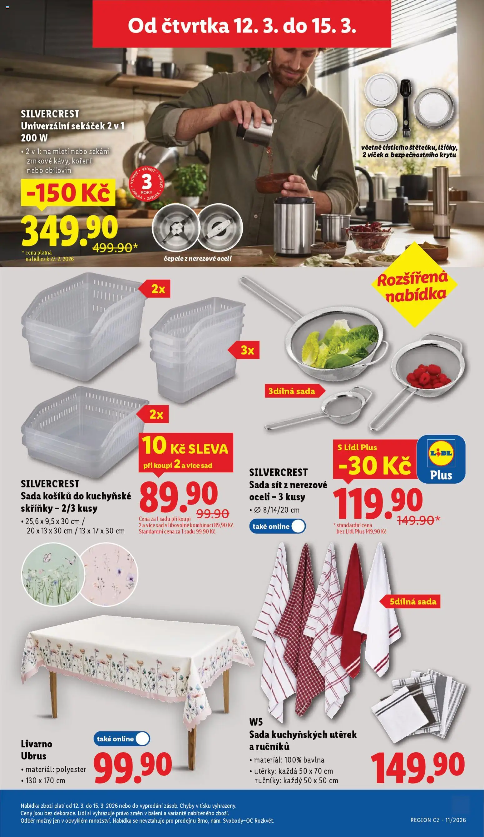 Lidl leták od 12.03.2026 | Strana: 37 | Produkty: Utěrky, Kuchyňské skříňky, Koření, W5