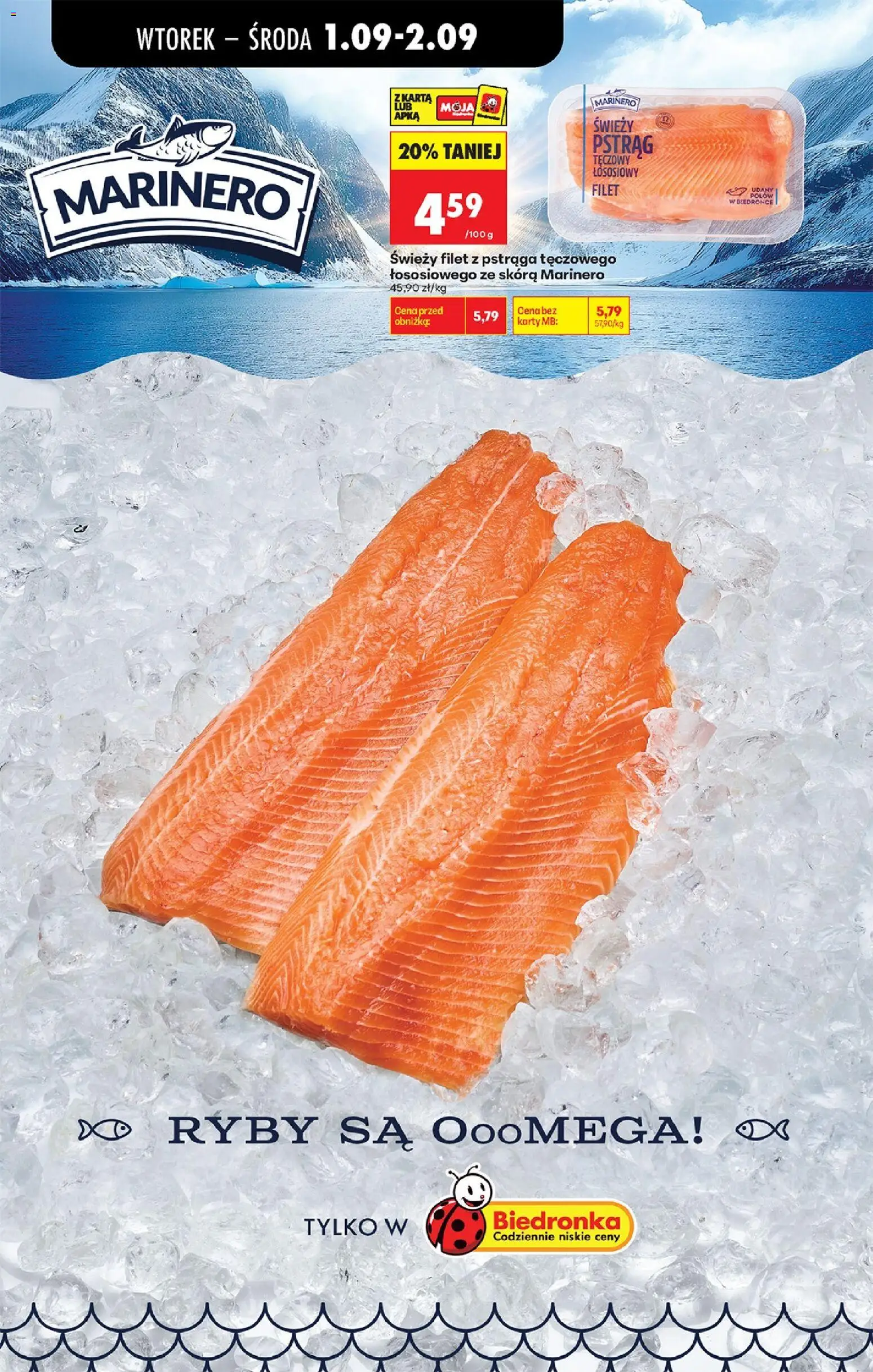 Biedronka Polsko leták od 01.09.2026 | Strana: 45 | Produkty: Ryby, Filet, Karty